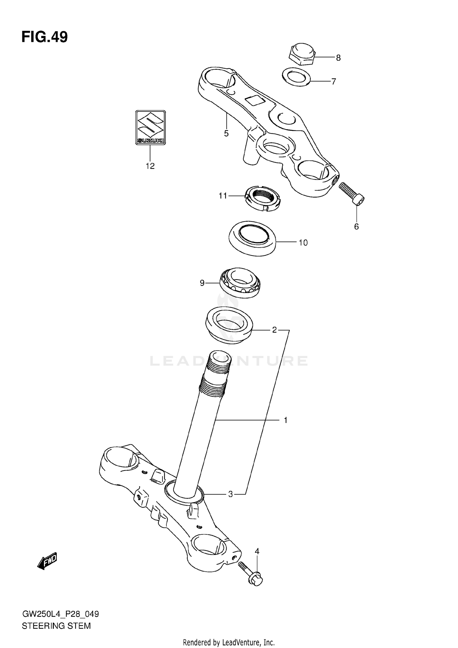 STEERING STEM