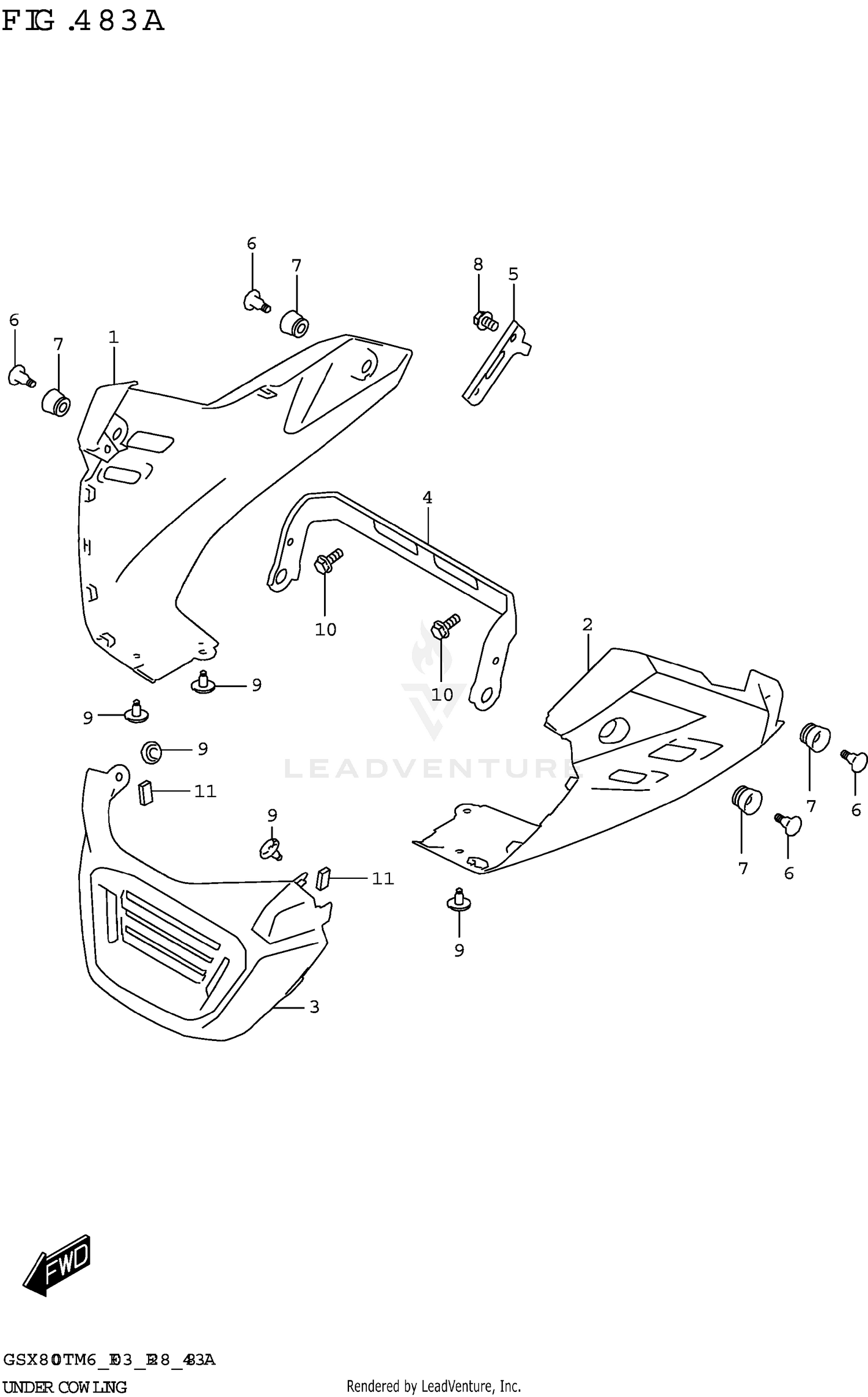 UNDER COWLING (GSX800TTRQB)
