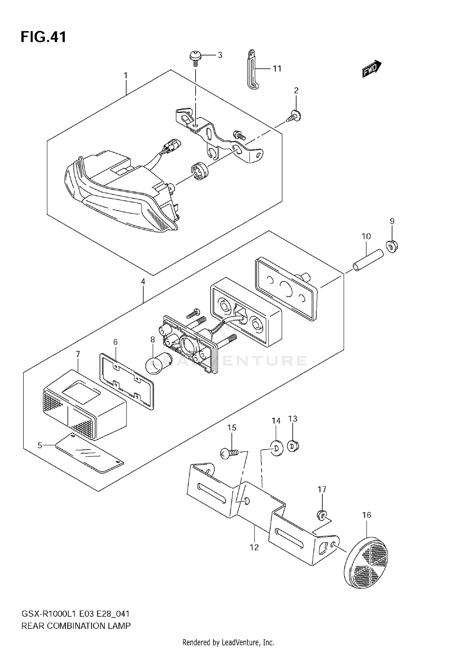REAR COMBINATION LAMP