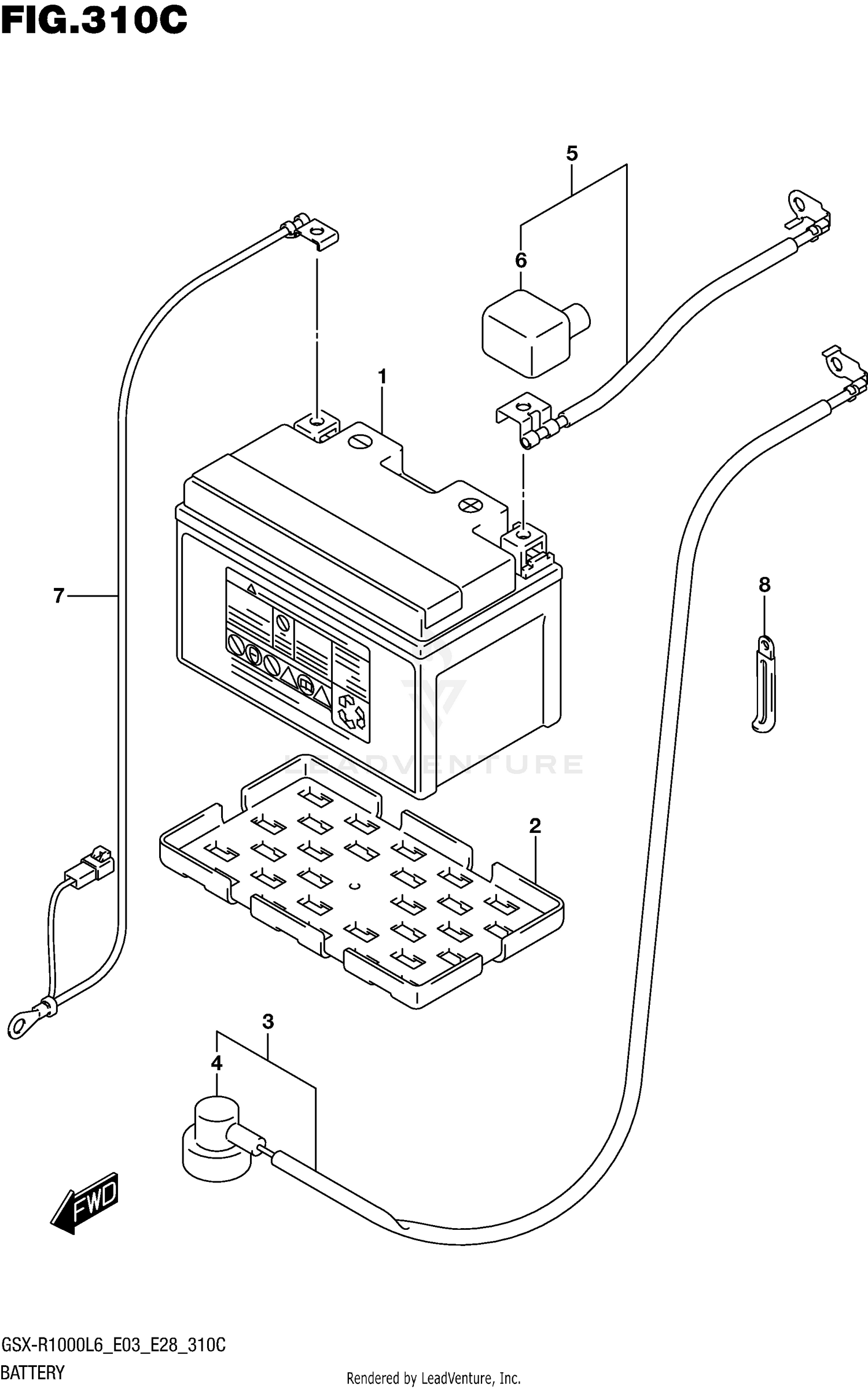 BATTERY (GSX-R1000L6 E33)