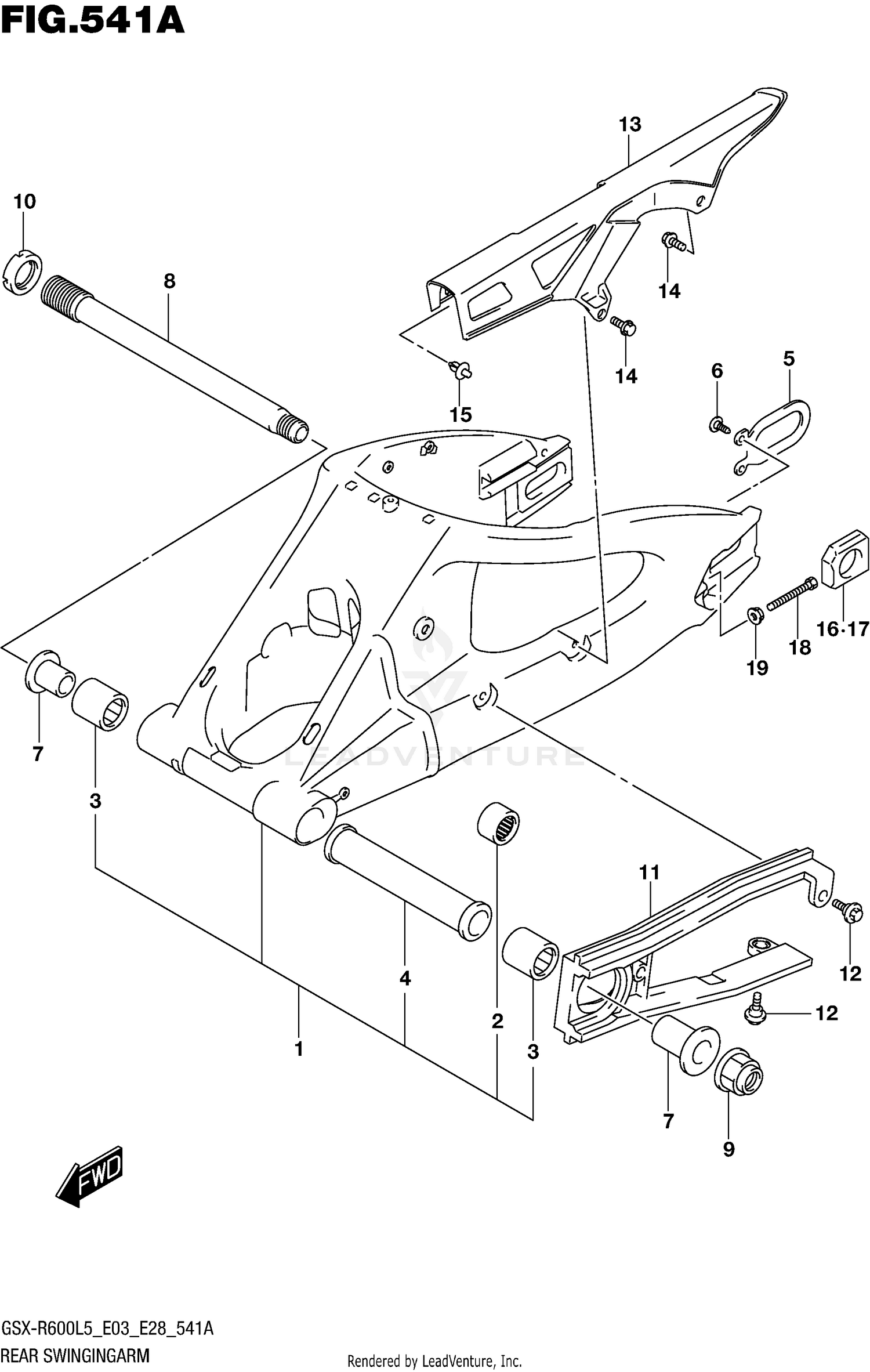 REAR SWINGINGARM