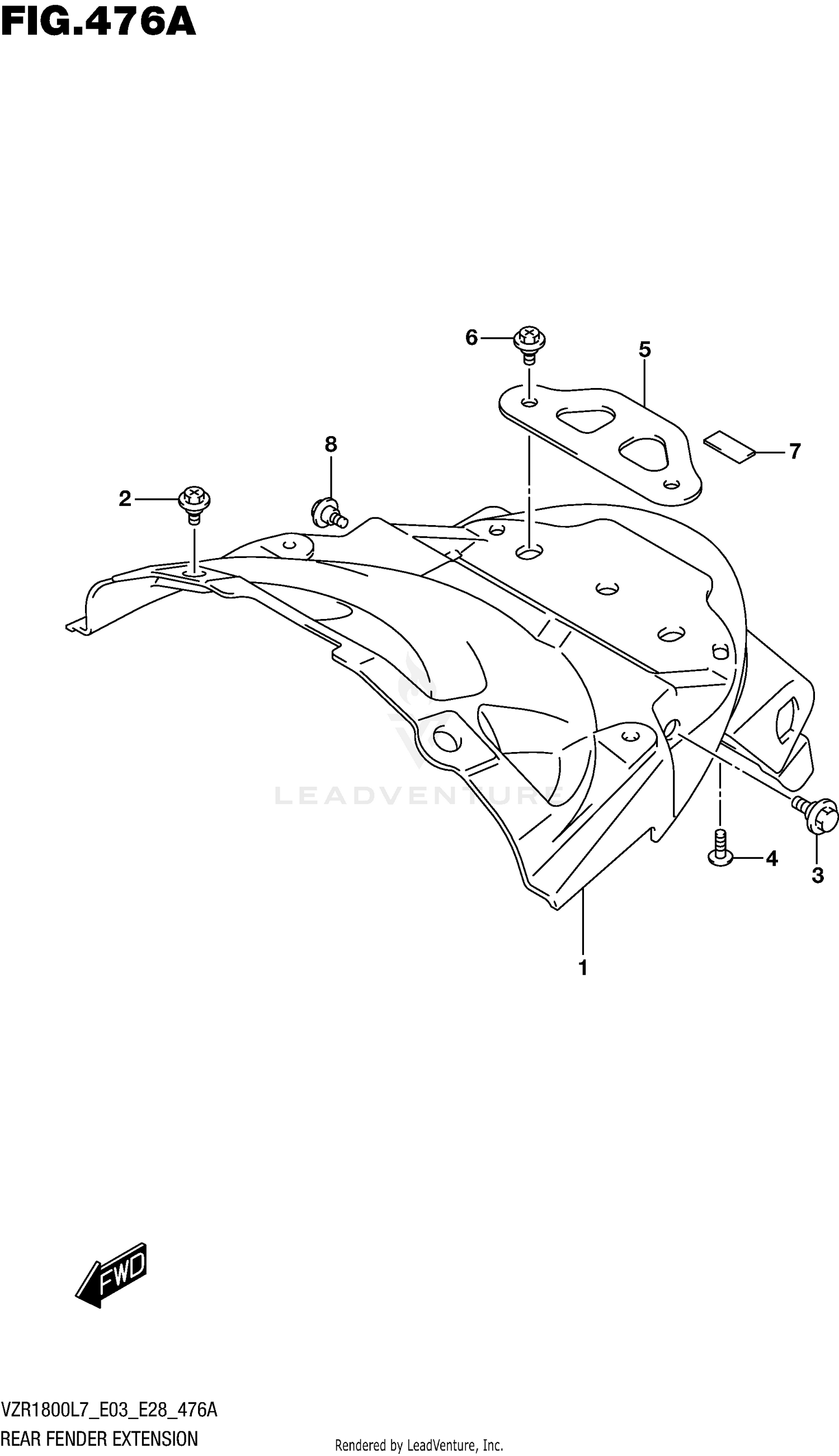 REAR FENDER EXTENSION