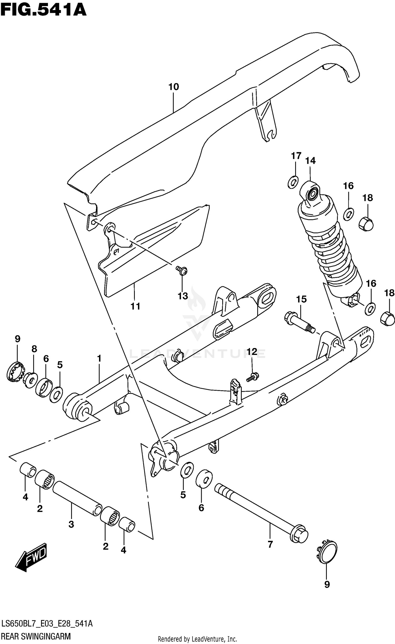 REAR SWINGINGARM