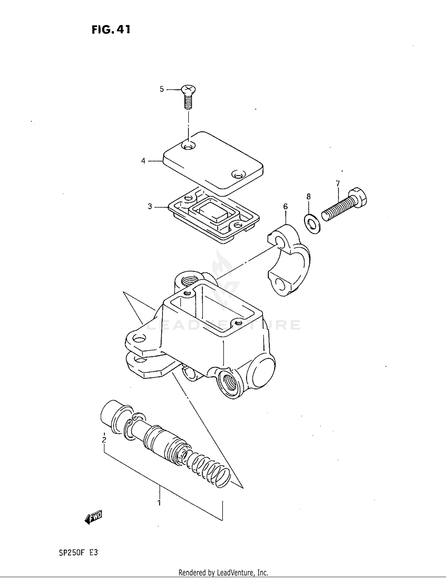 FRONT MASTER CYLINDER