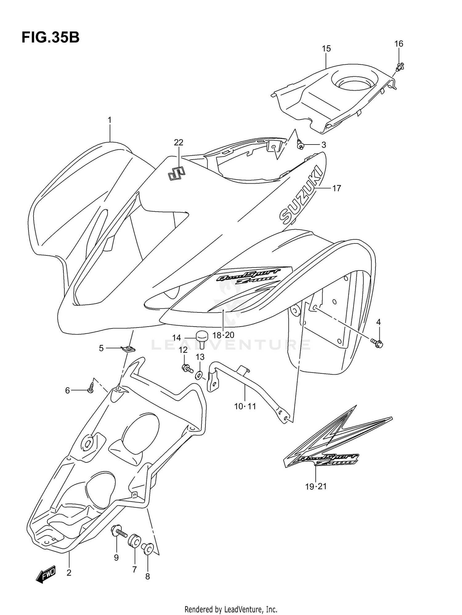FRONT FENDER (MODEL K7)