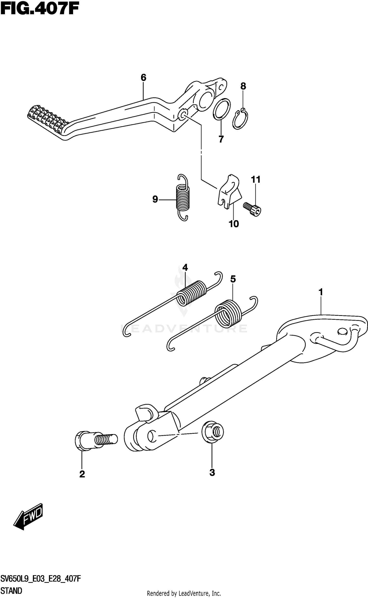 STAND (SV650XAL9 E33)