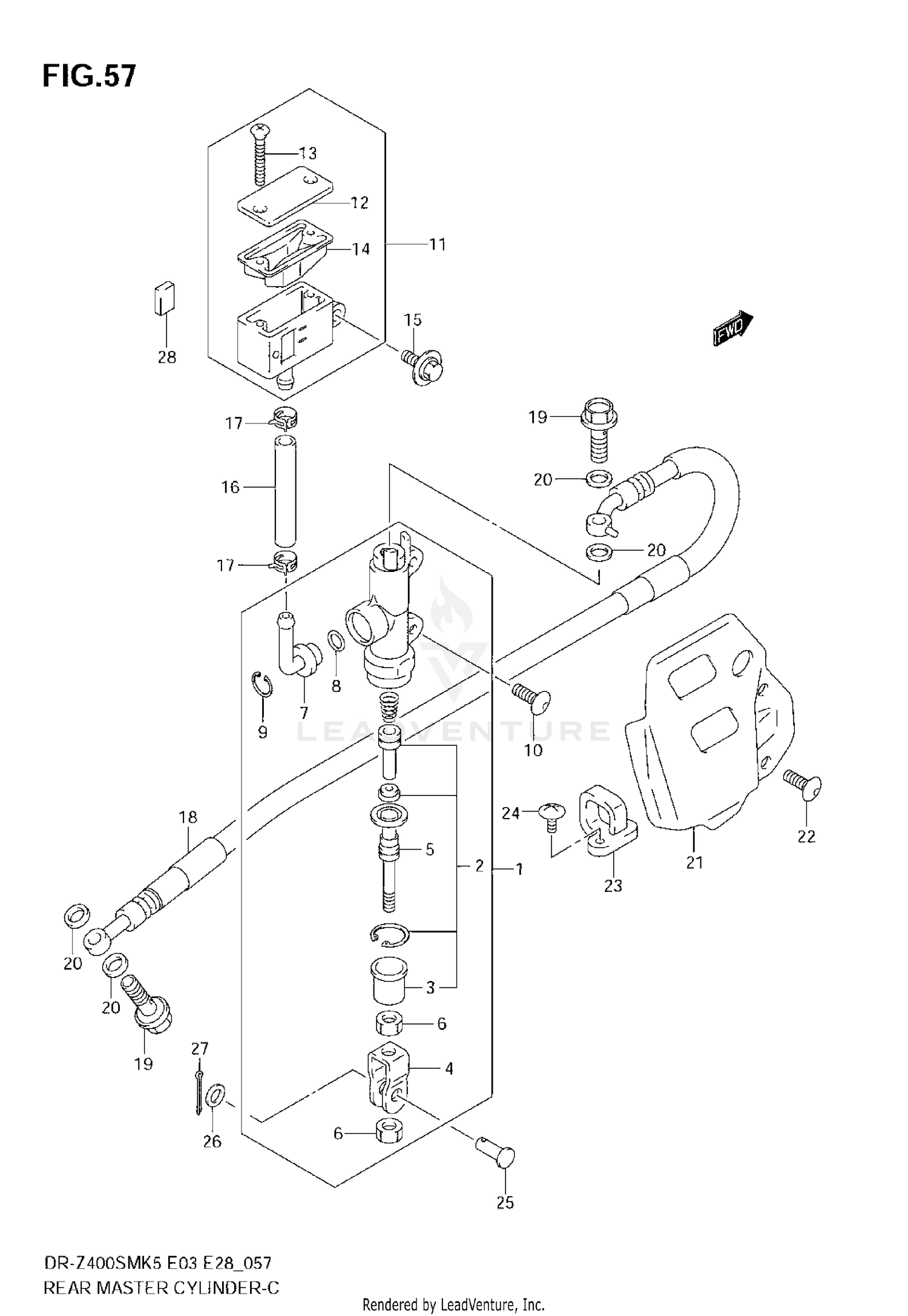 REAR MASTER CYLINDER