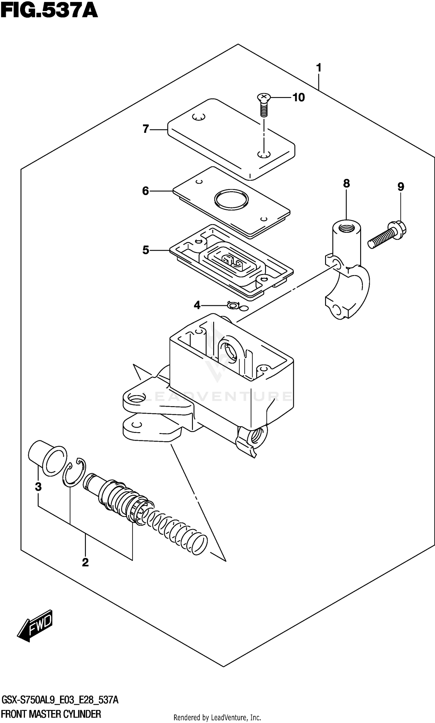 FRONT MASTER CYLINDER