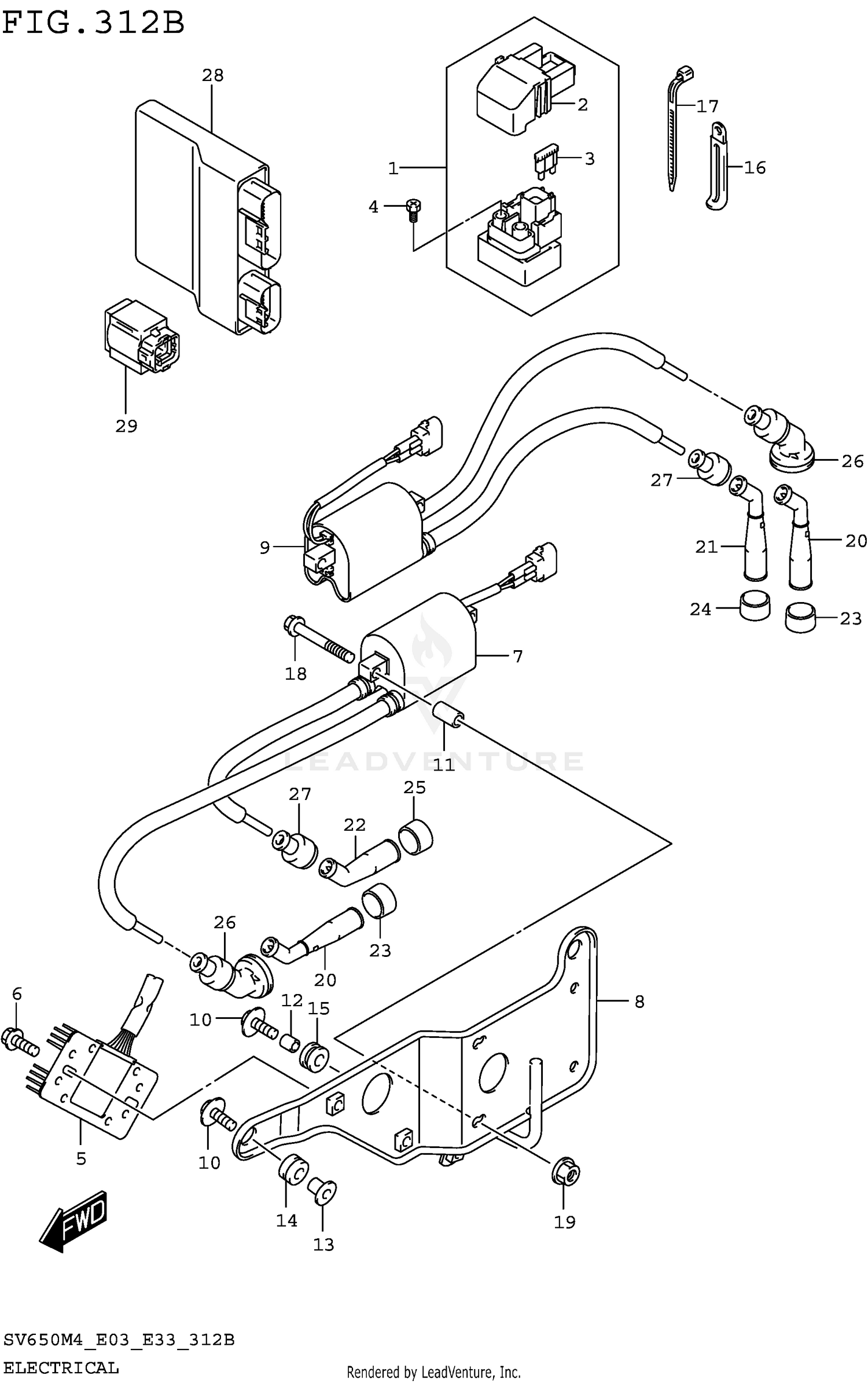 ELECTRICAL (SV650M4 E33)