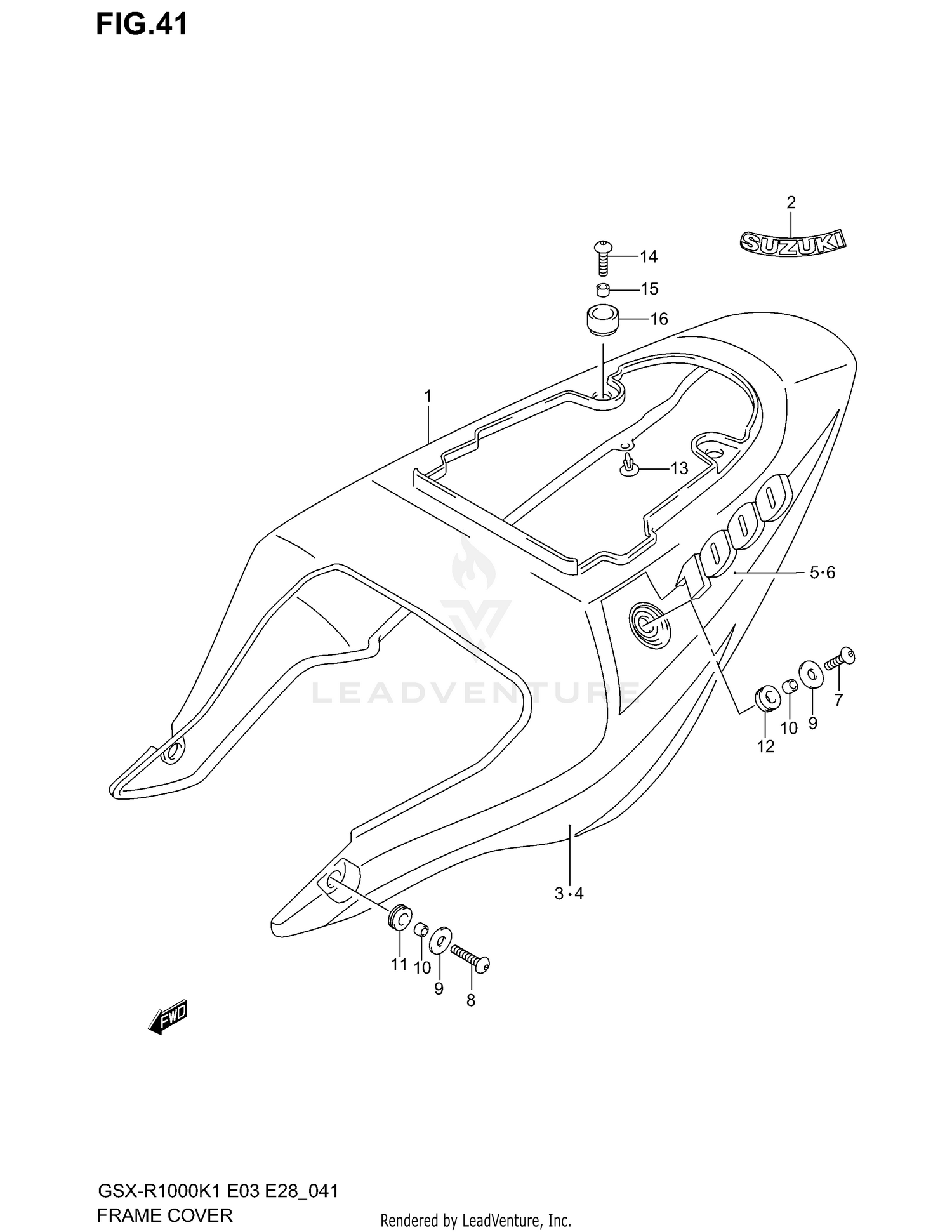 FRAME COVER (MODEL K1)