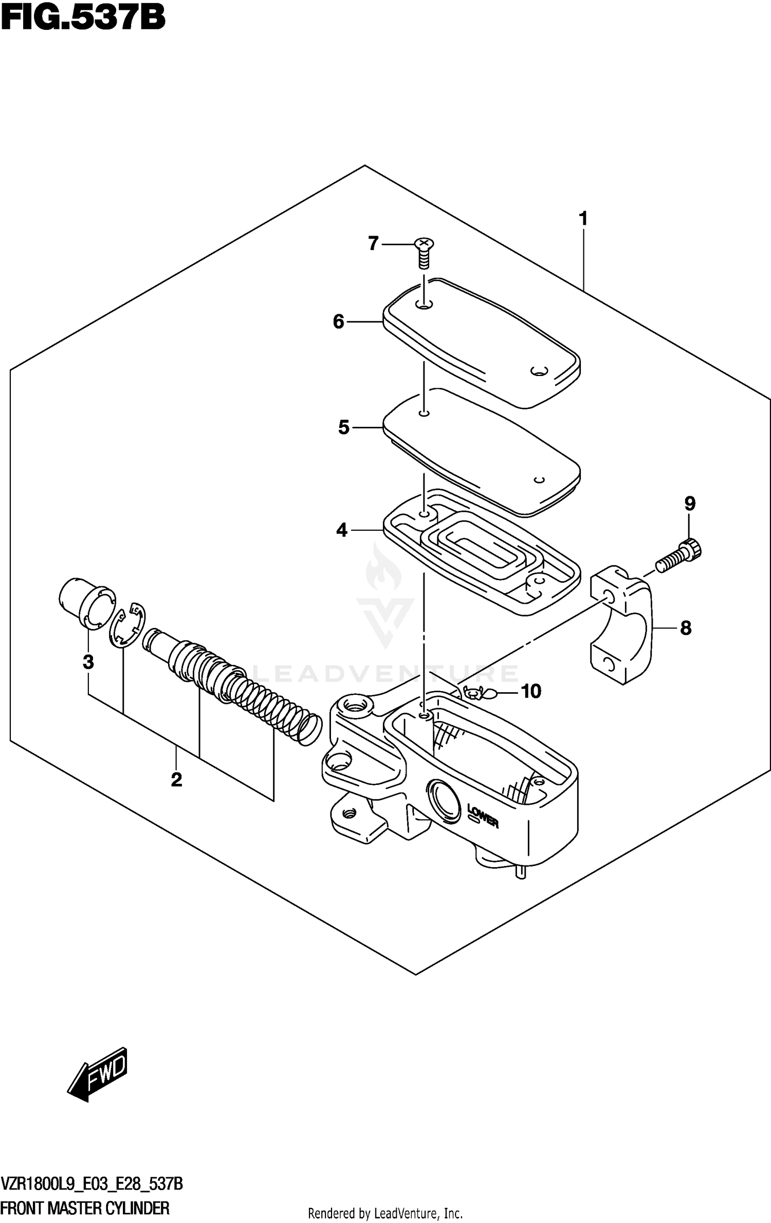 FRONT MASTER CYLINDER (VZR1800BZL9 E03)