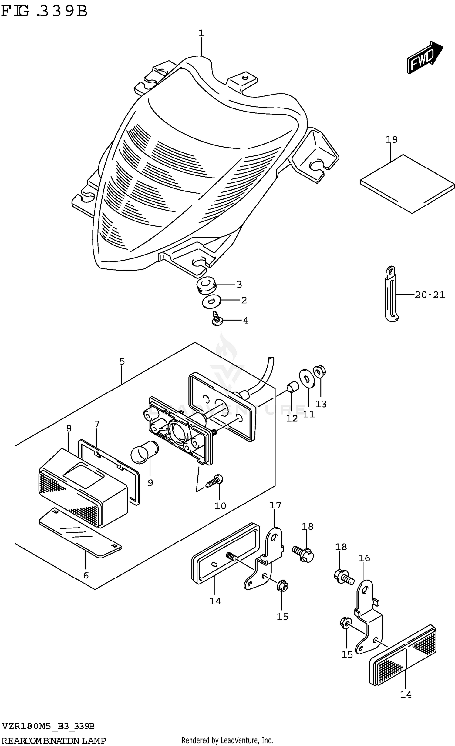 REAR COMBINATION LAMP