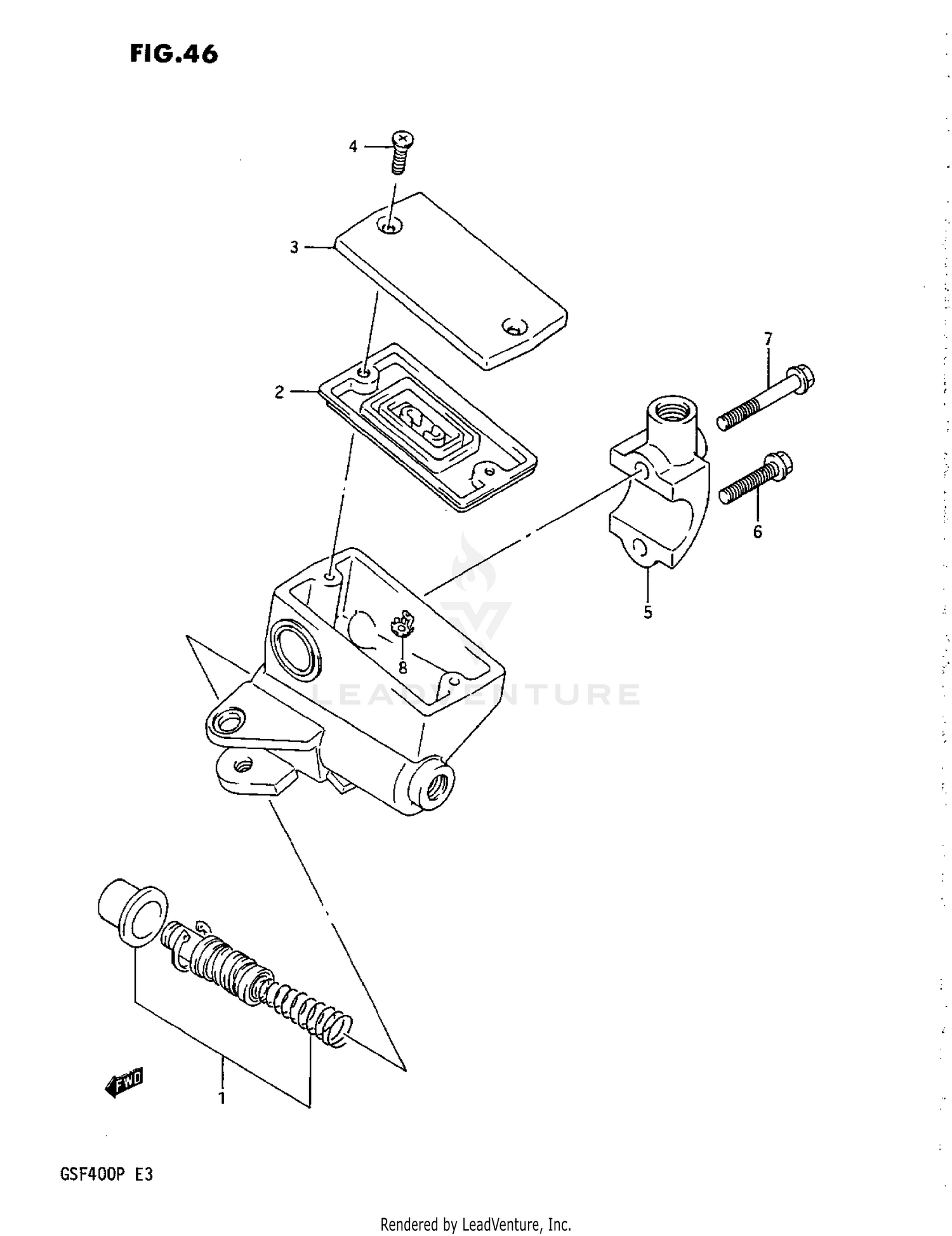 FRONT MASTER CYLINDER (M/N)