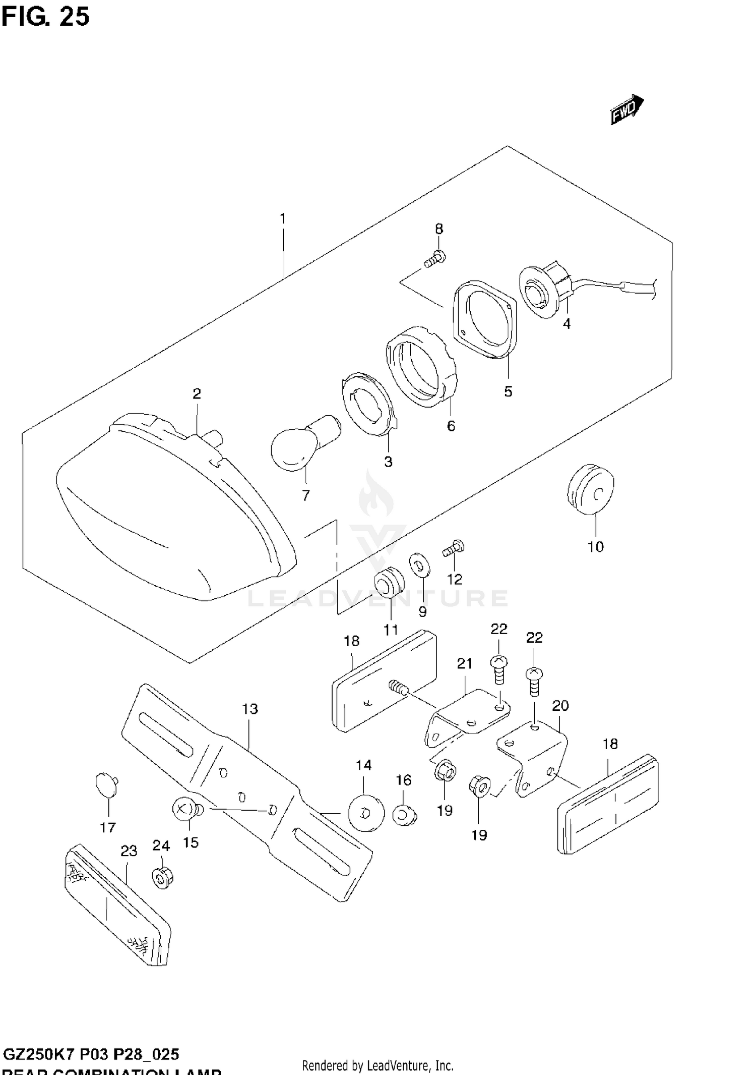 REAR COMBINATION LAMP