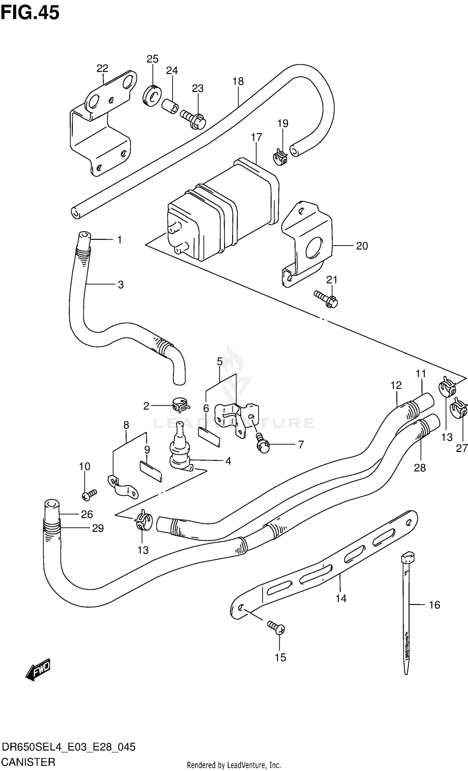 CANISTER (DR650SEL4 E33)