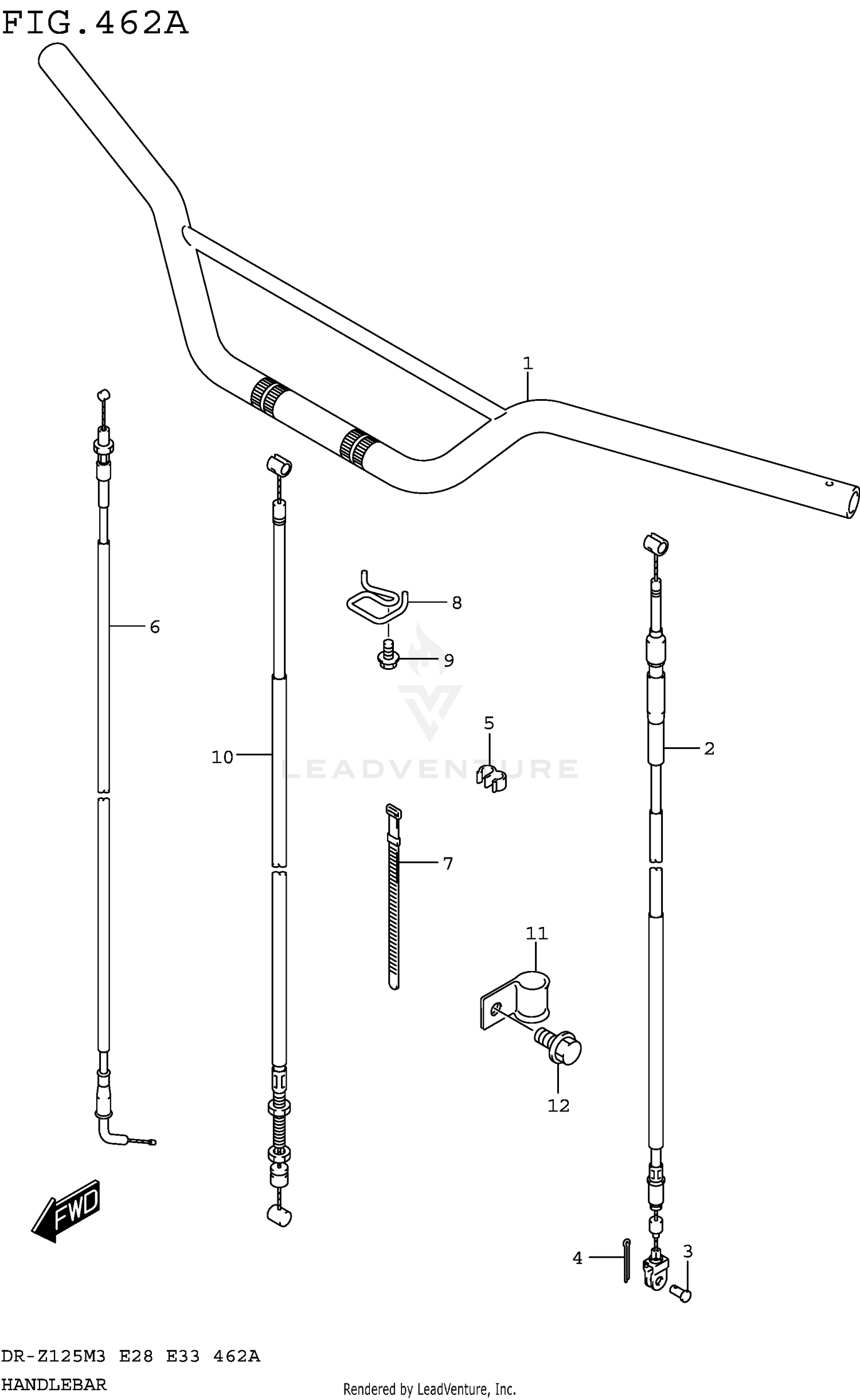 HANDLEBAR (DR-Z125M3E28)