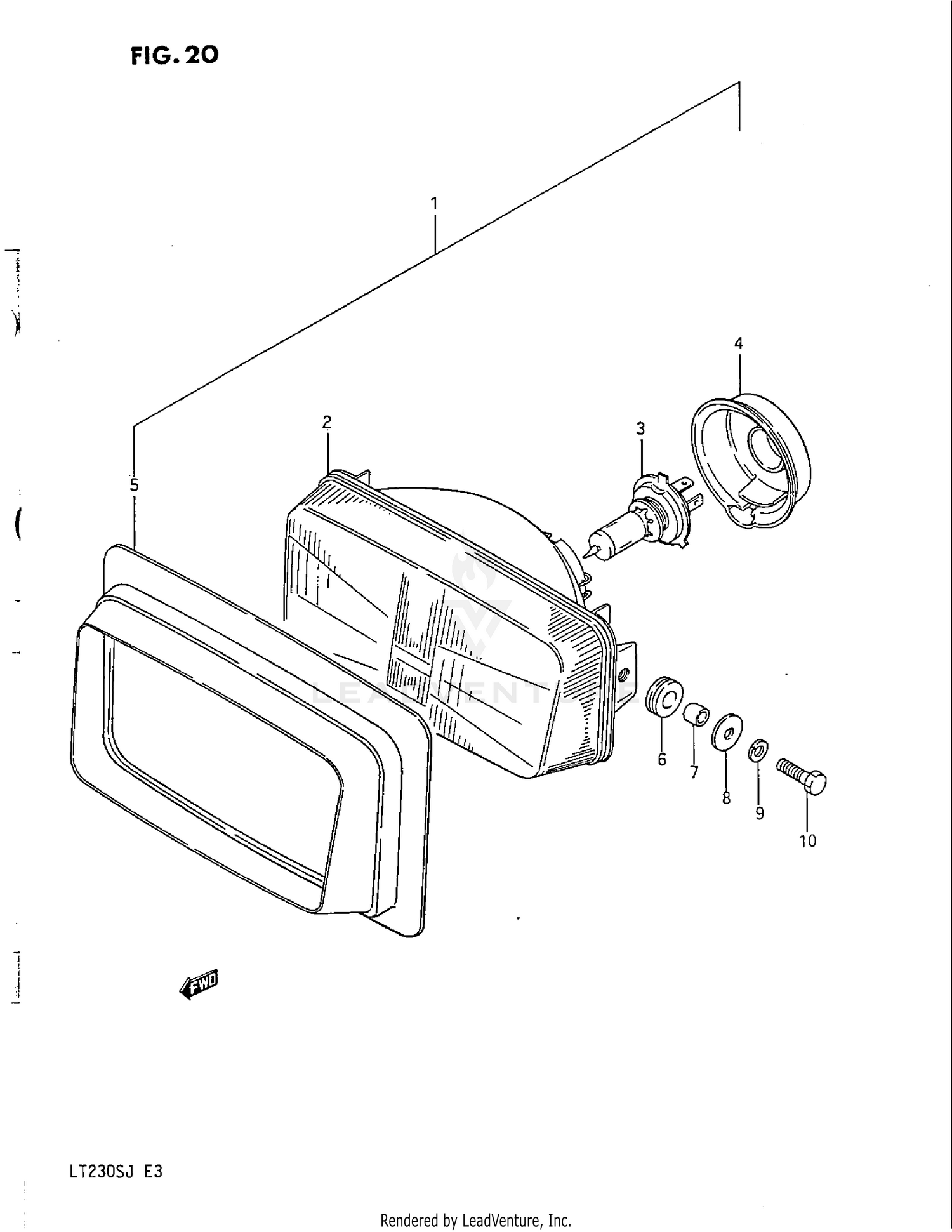 HEADLAMP (MODEL H/J)