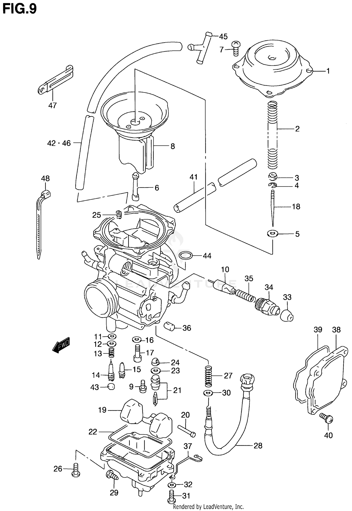 CARBURETOR (MODEL X)