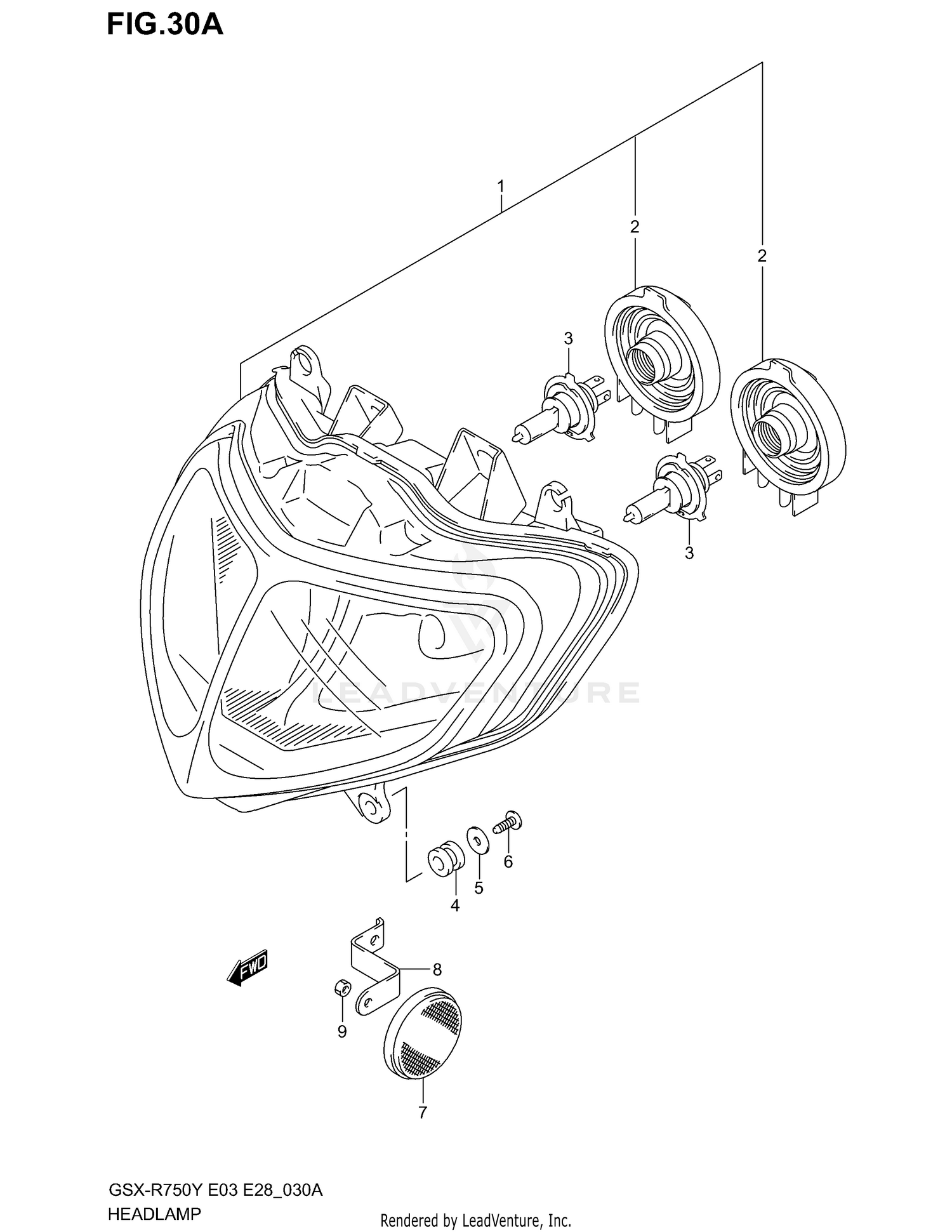 HEADLAMP (MODEL K2/K3)