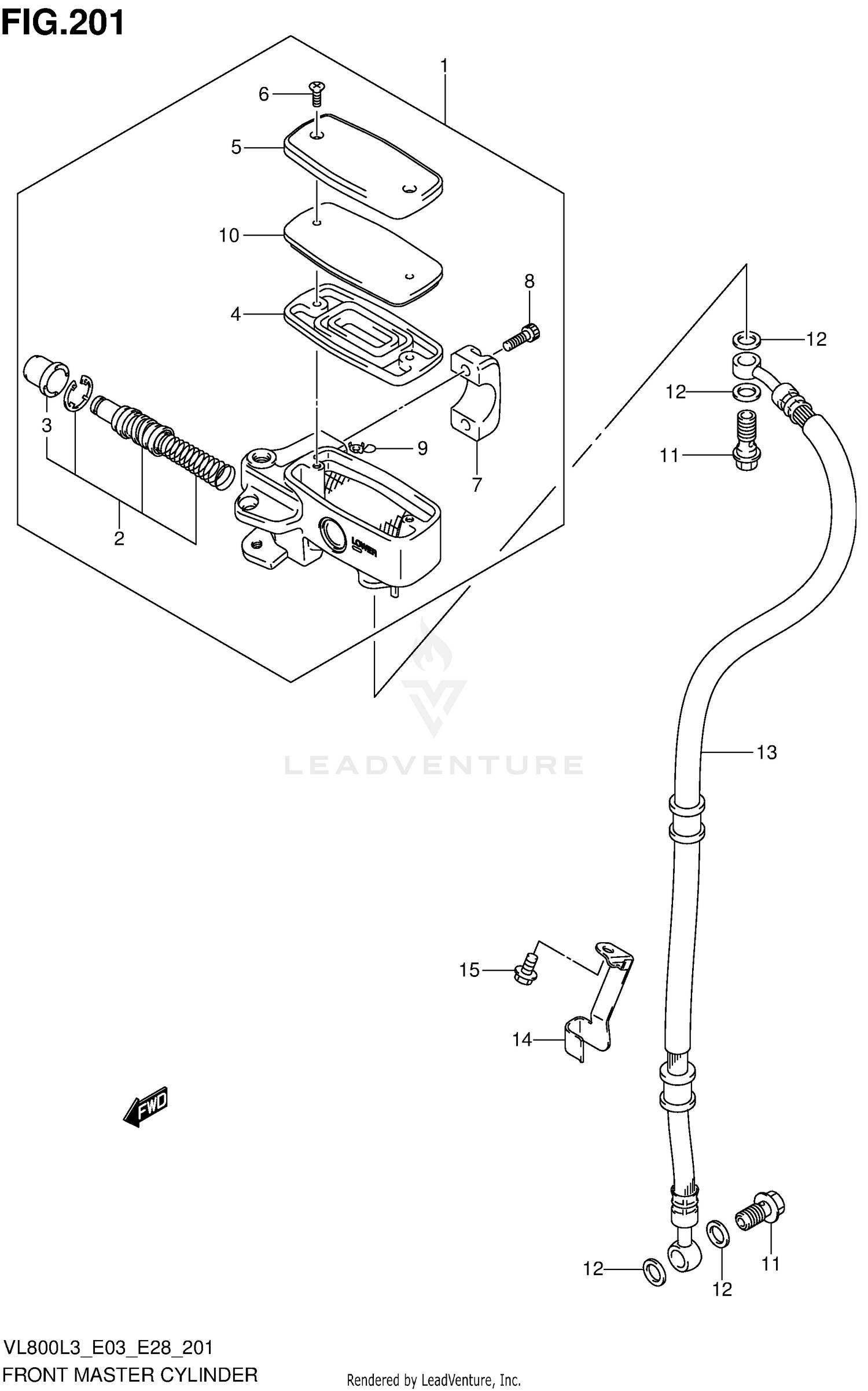 FRONT MASTER CYLINDER