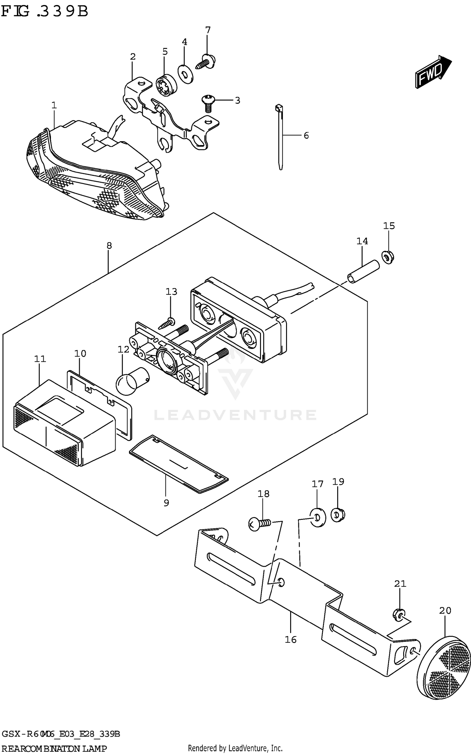 REAR COMBINATION LAMP