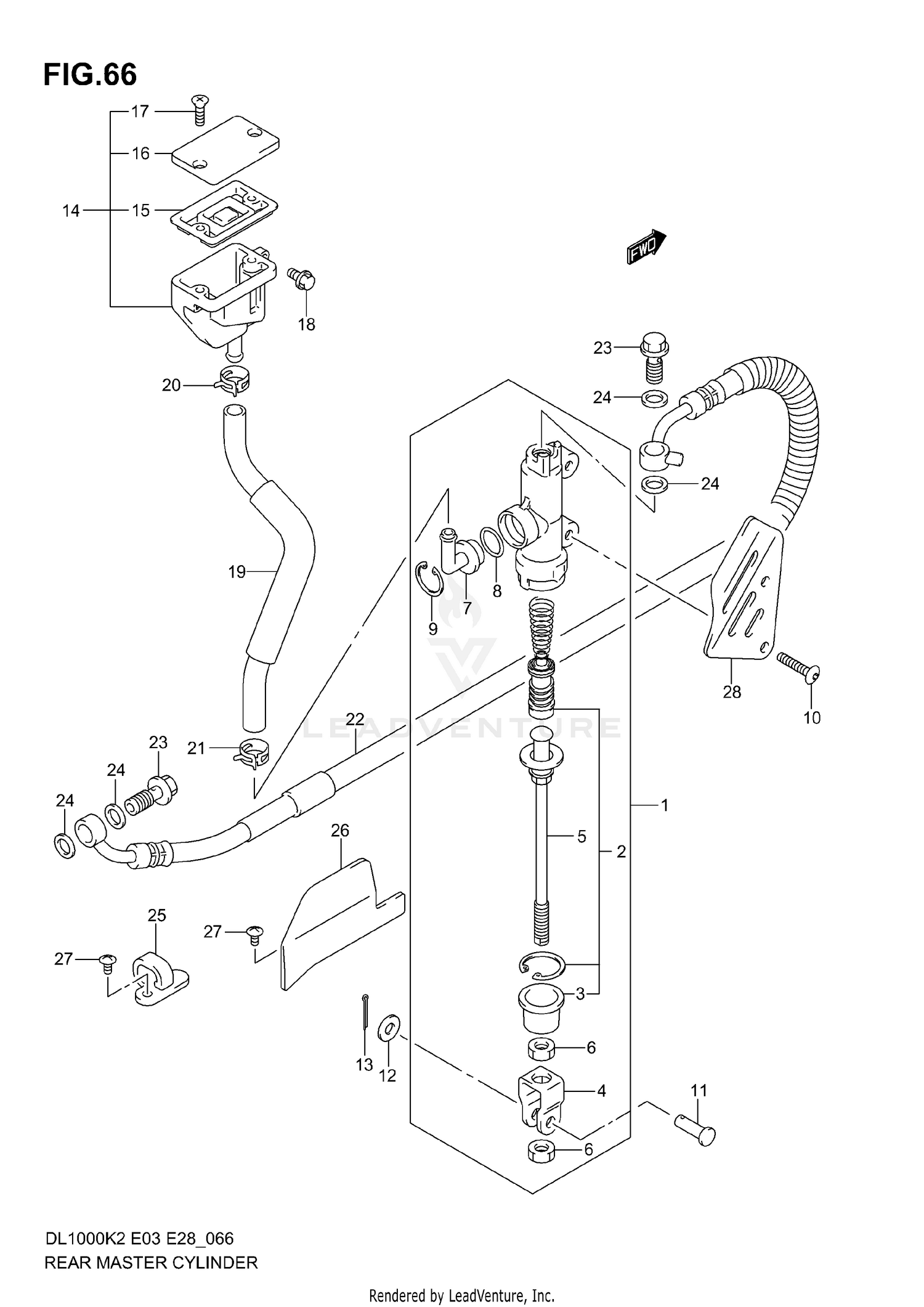 REAR MASTER CYLINDER