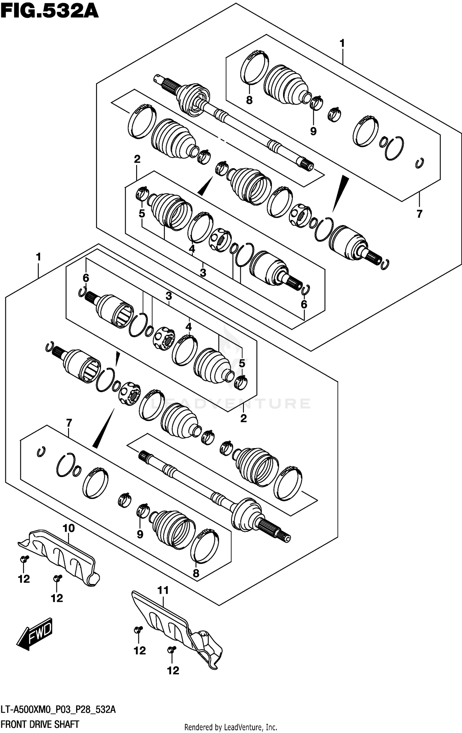 FRONT DRIVE SHAFT