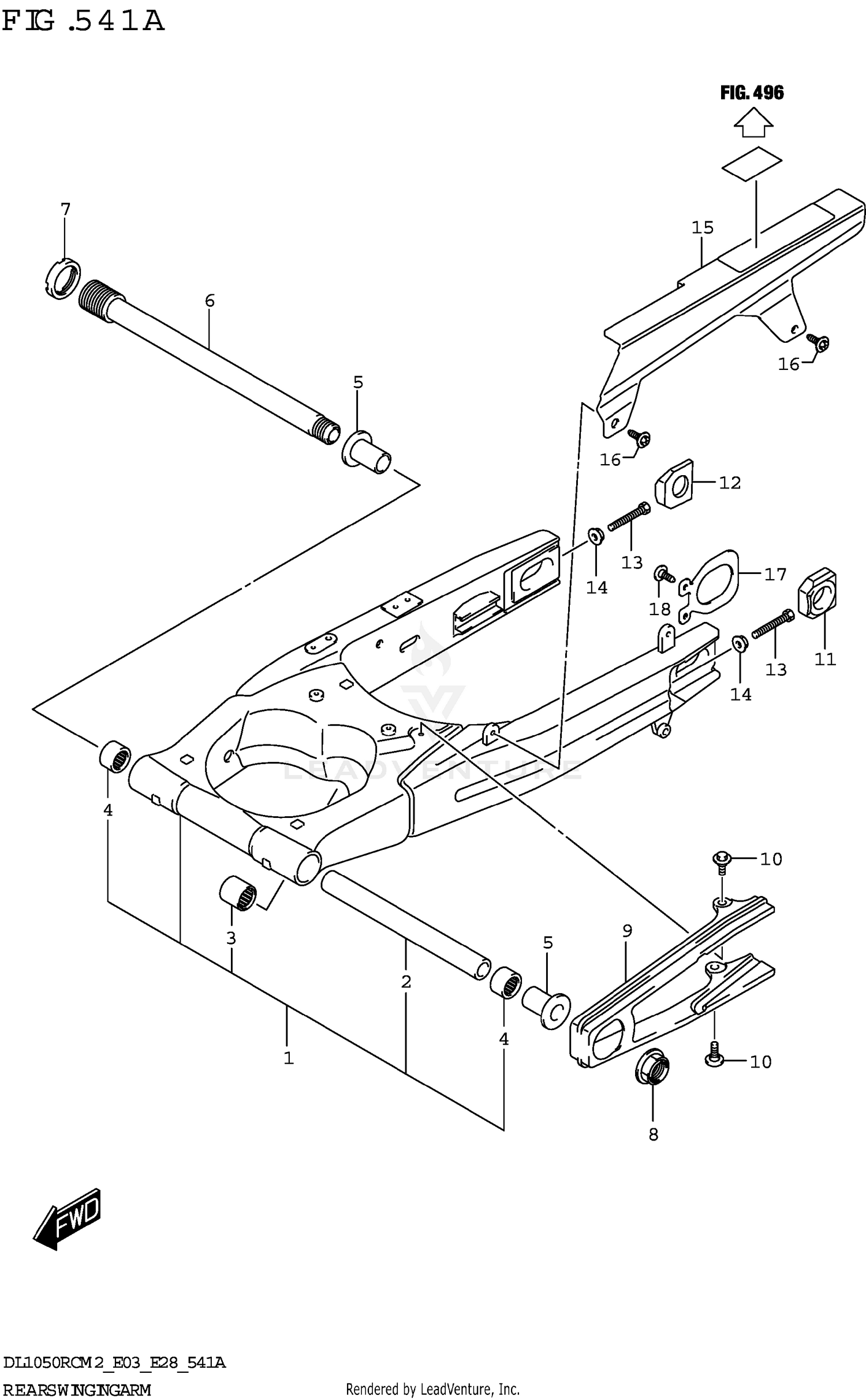 REAR SWINGINGARM