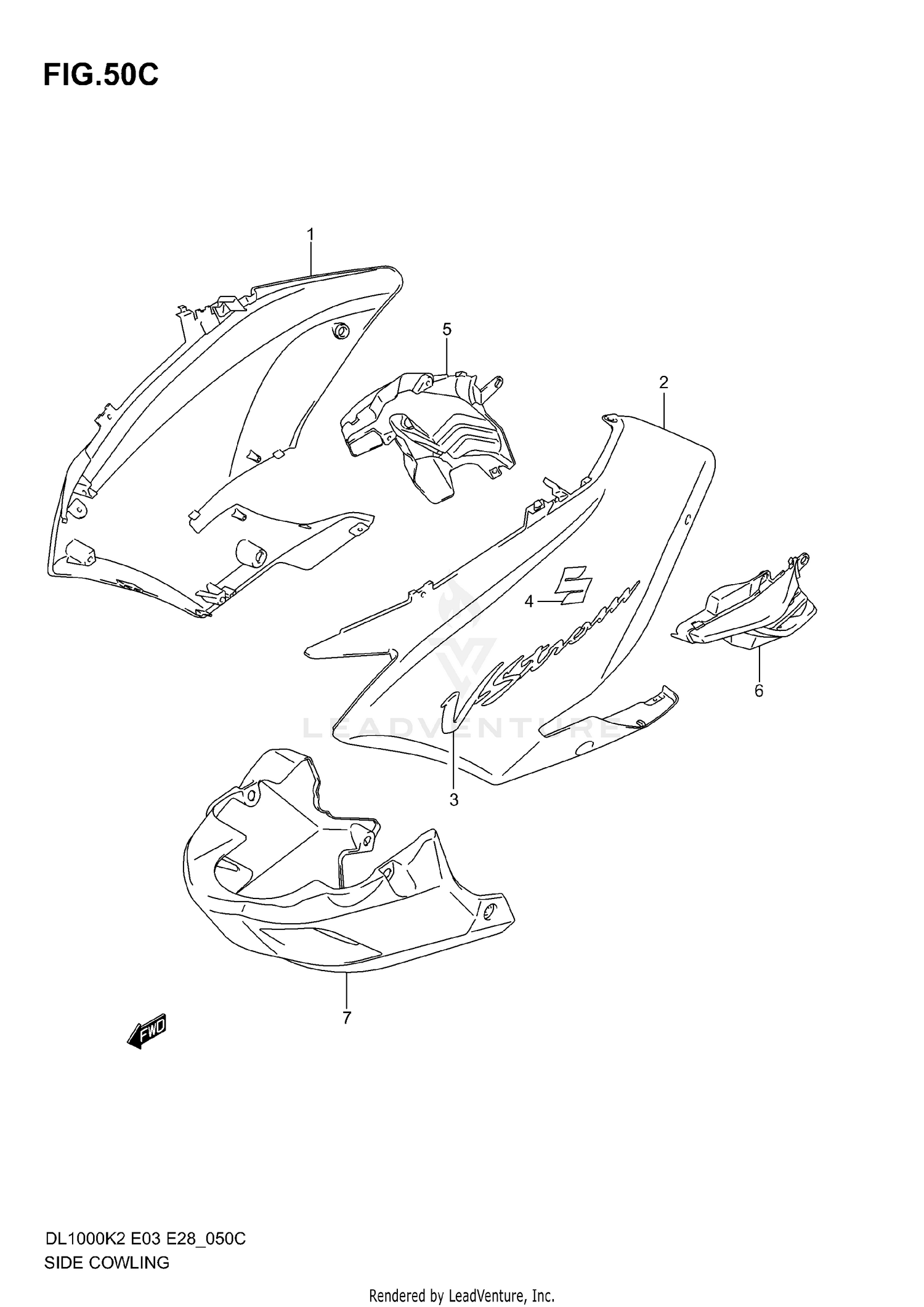 SIDE COWLING (MODEL K6)