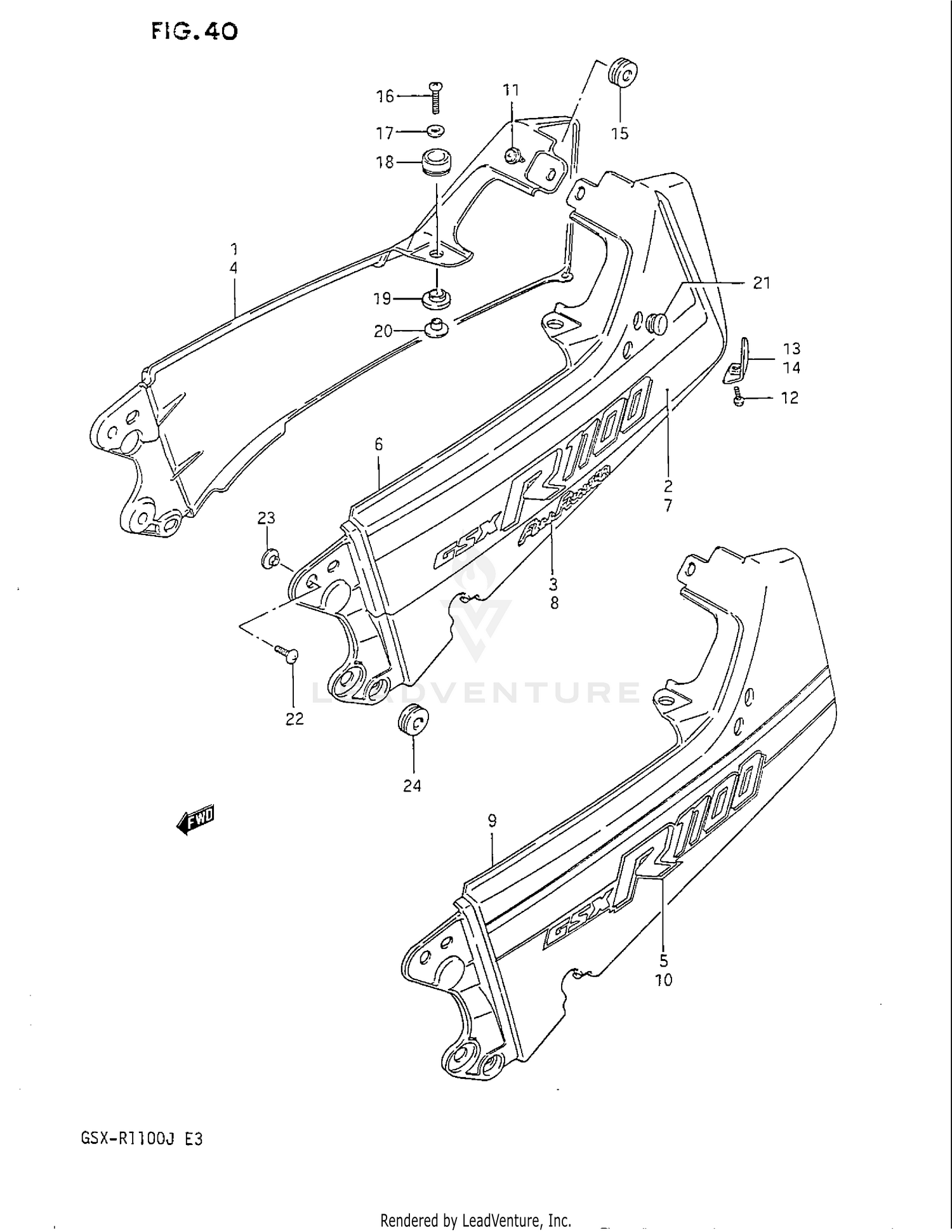 SEAT TAIL COVER (MODEL G/H)