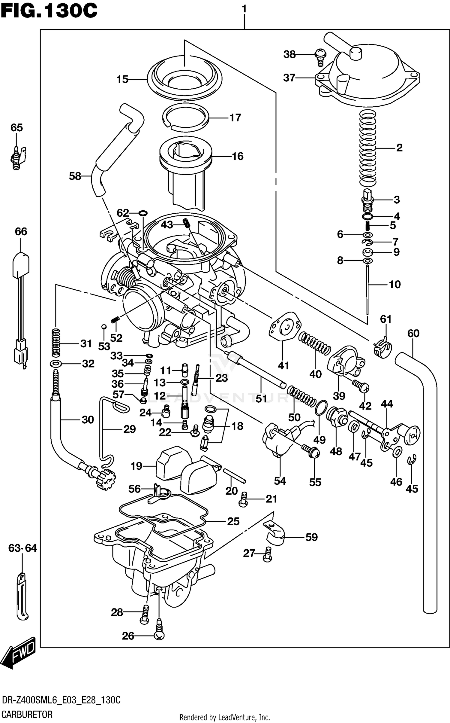 CARBURETOR (DR-Z400SML6 E33)