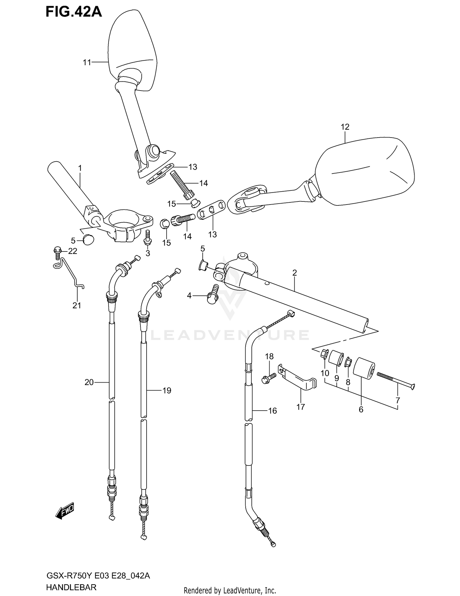 HANDLEBAR (MODEL K2/K3)