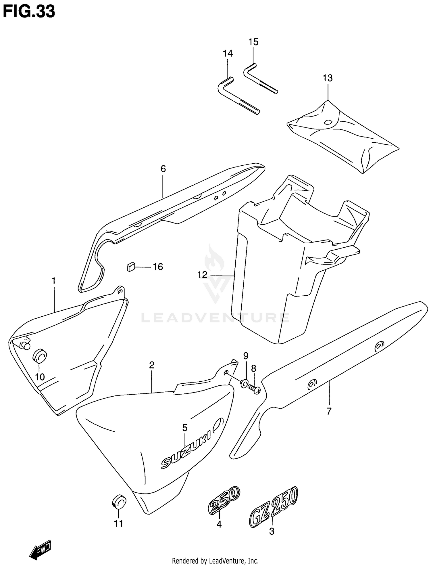 FRAME COVER (MODEL X)