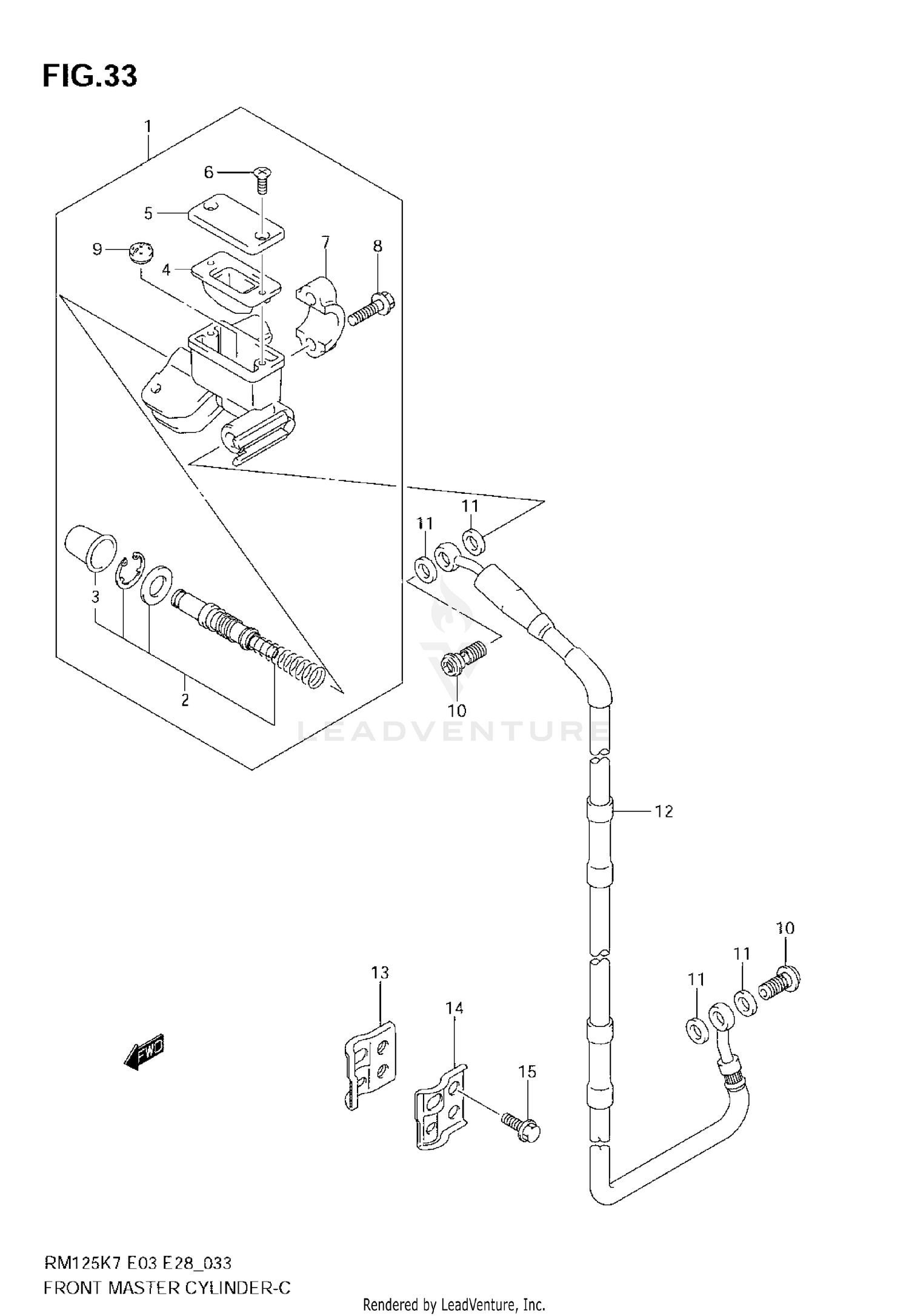 FRONT MASTER CYLINDER