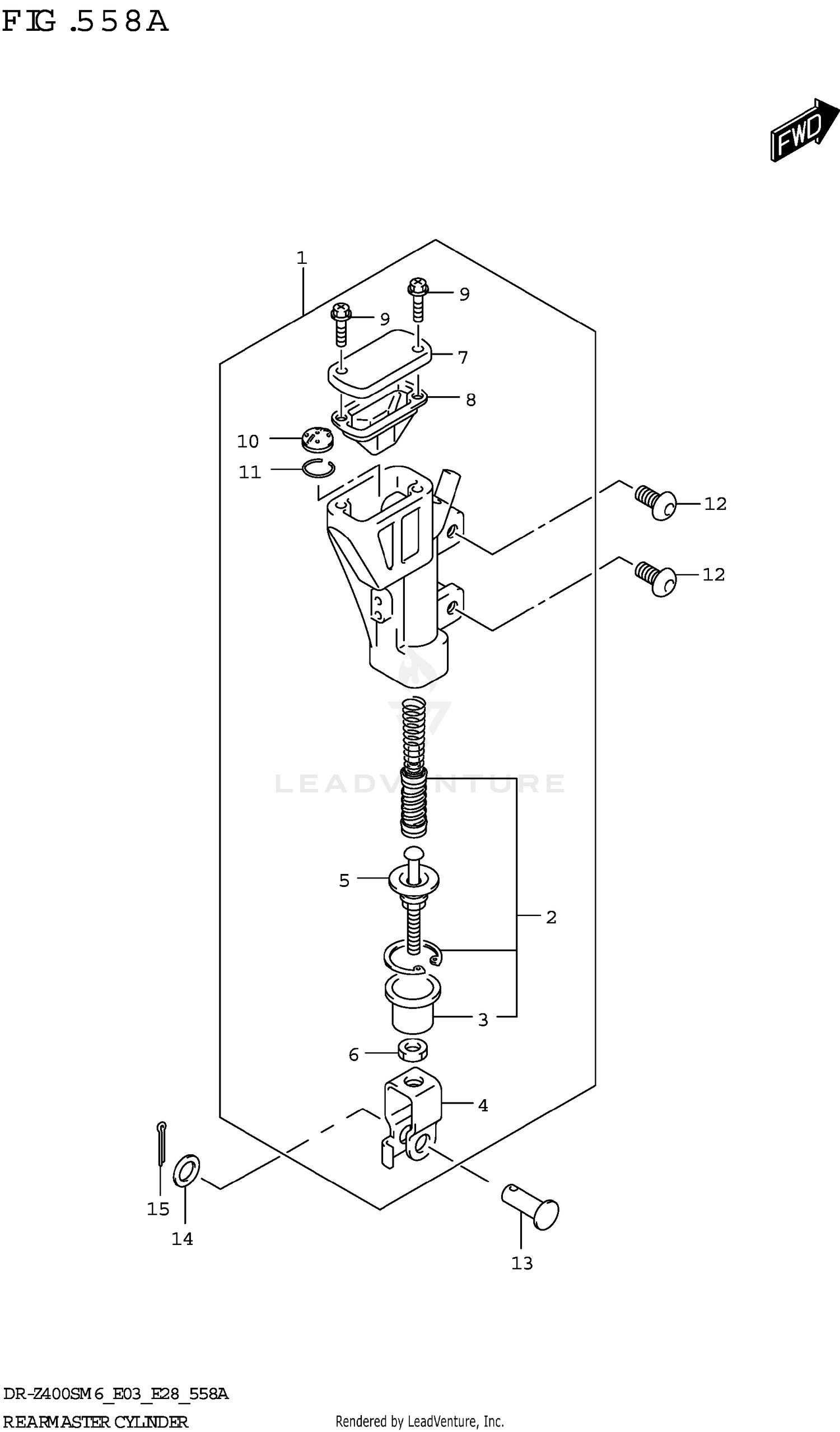 REAR MASTER CYLINDER