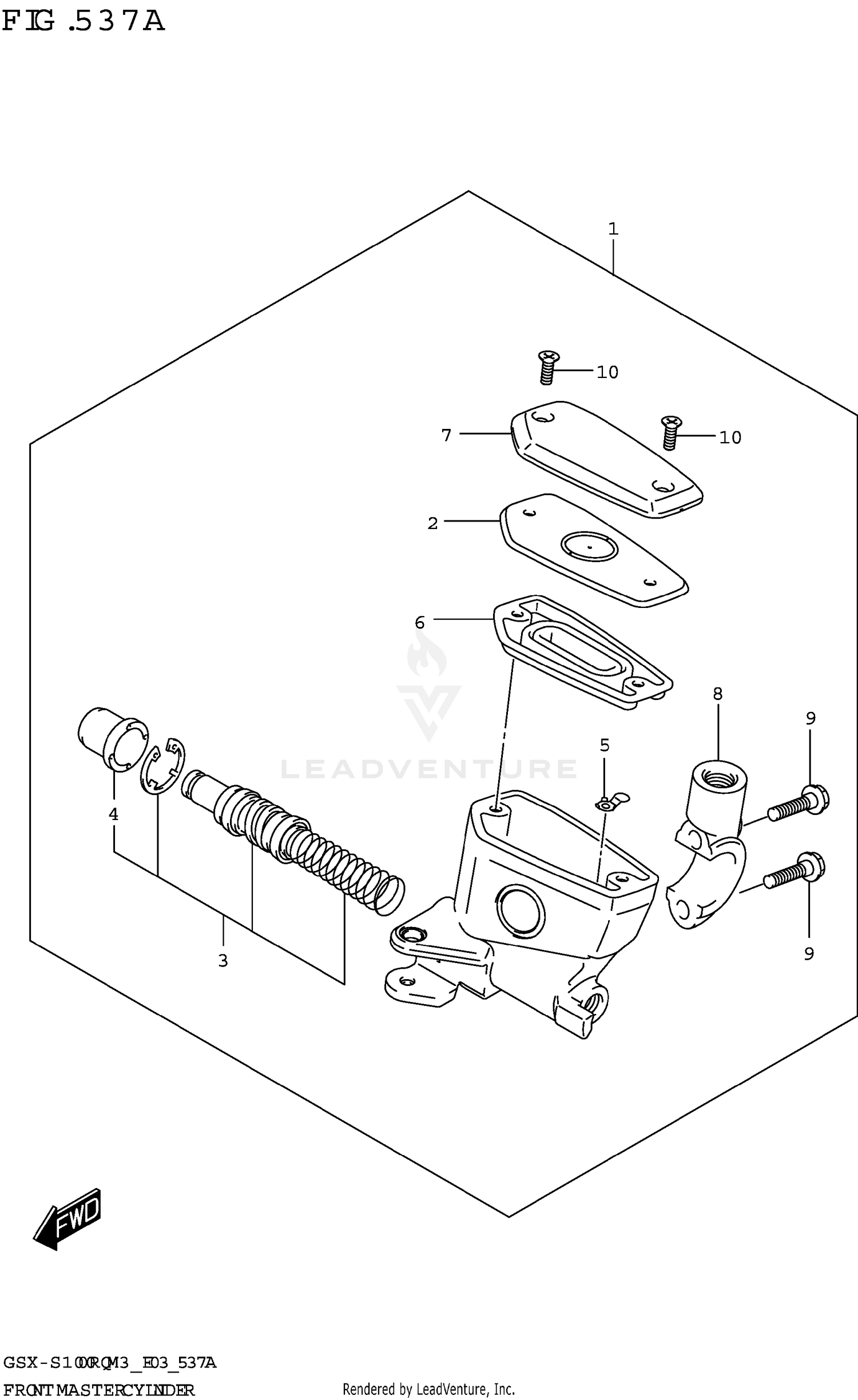 FRONT MASTER CYLINDER