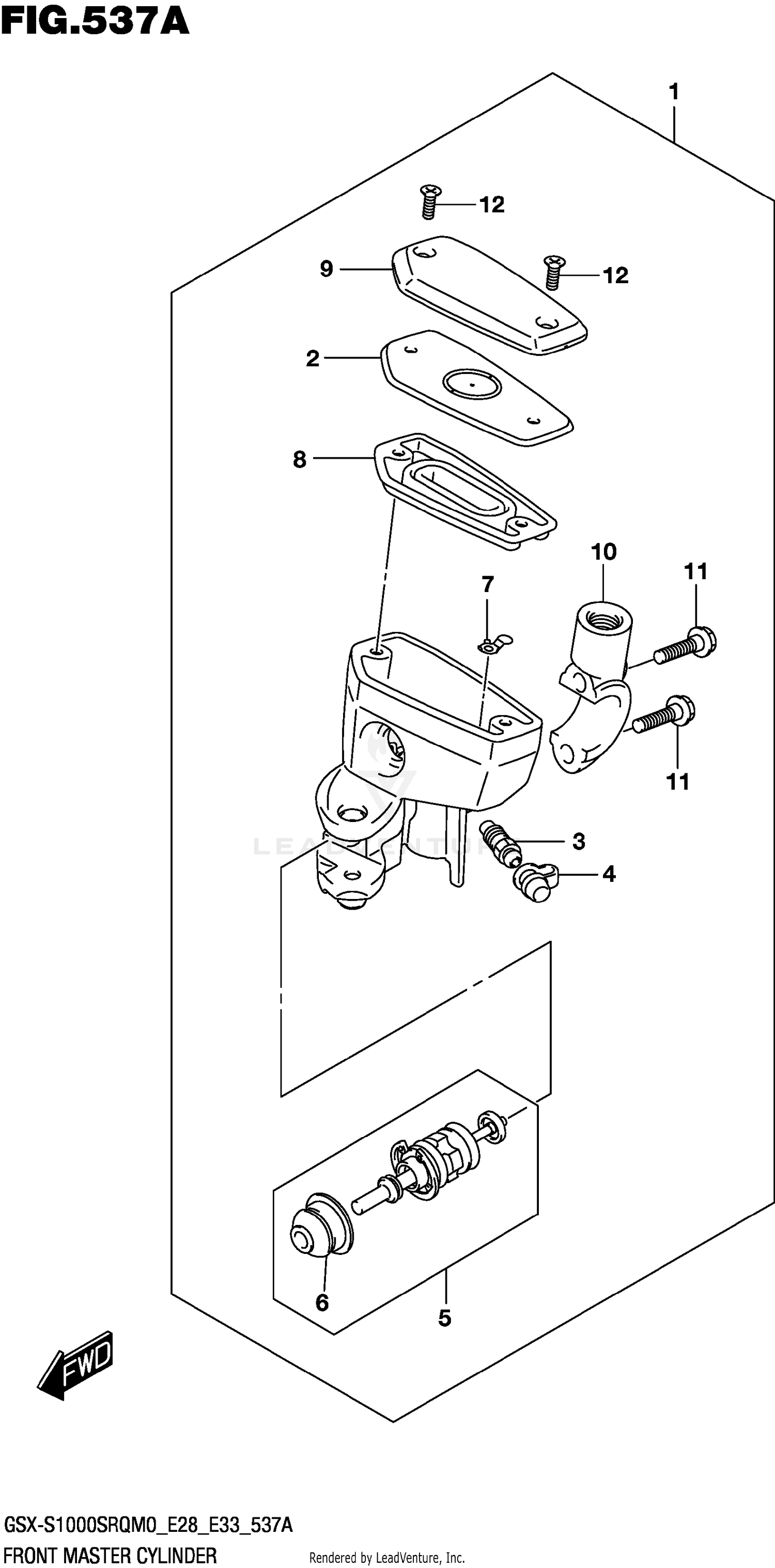 FRONT MASTER CYLINDER