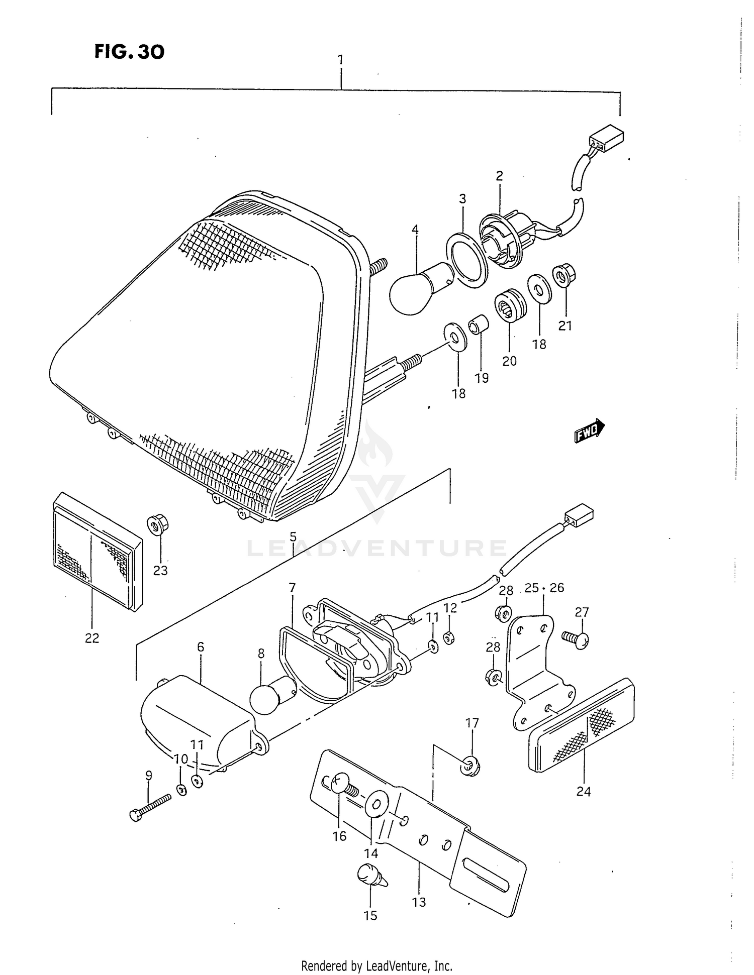 REAR COMBINATION LAMP