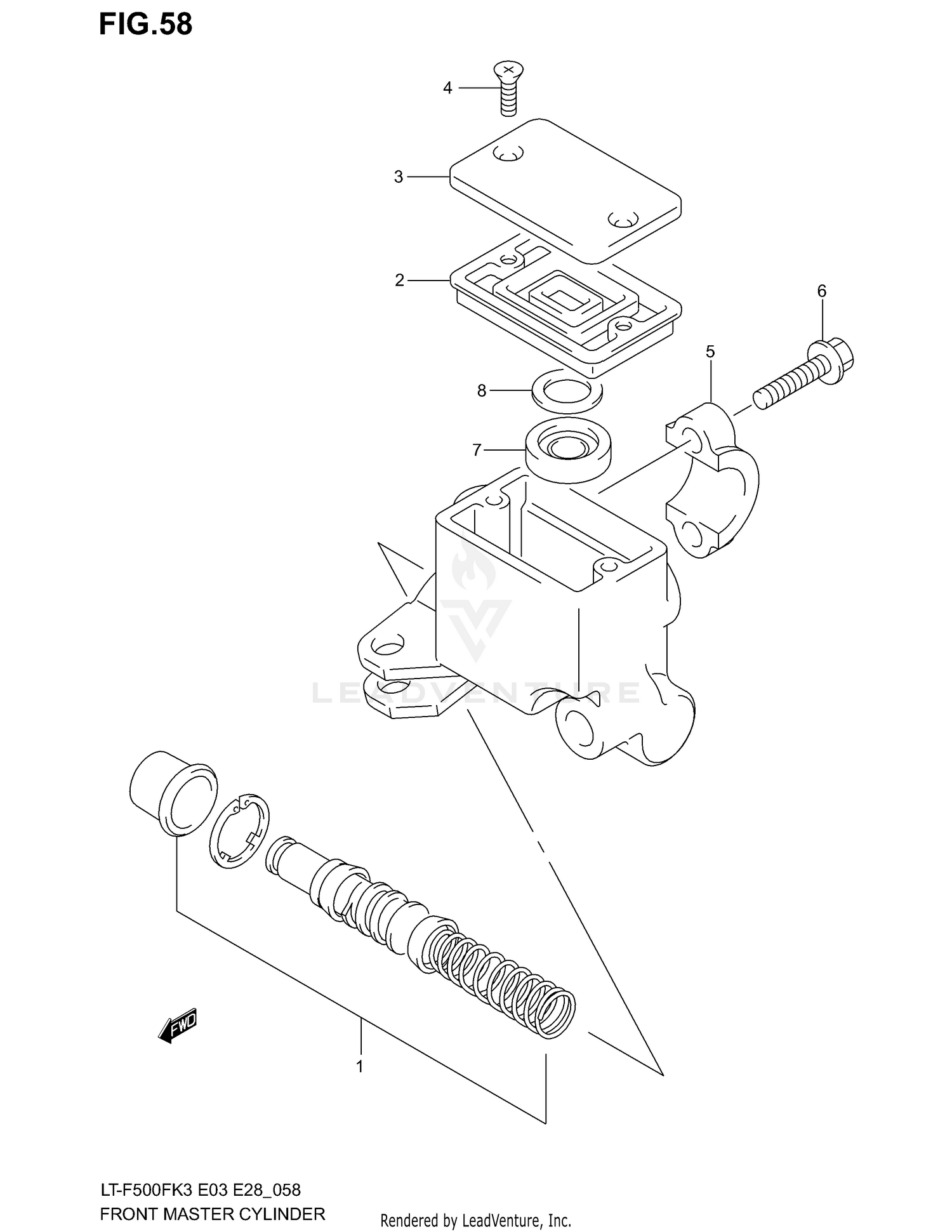 FRONT MASTER CYLINDER