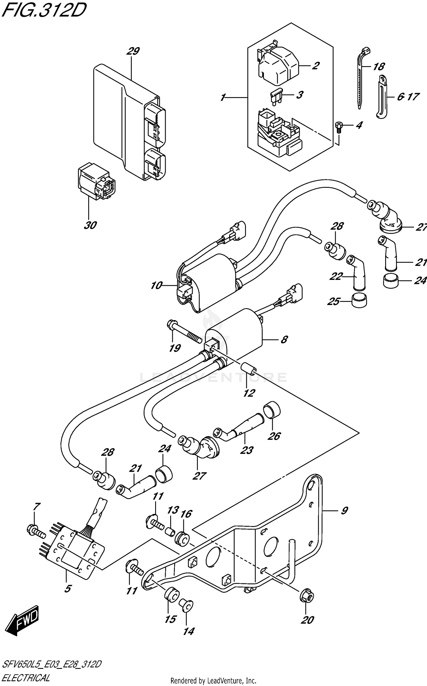 ELECTRICAL (SFV650AL5 E28)