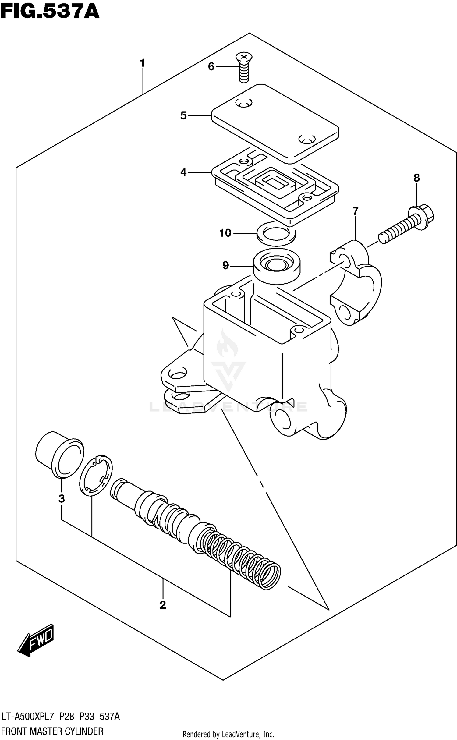 FRONT MASTER CYLINDER