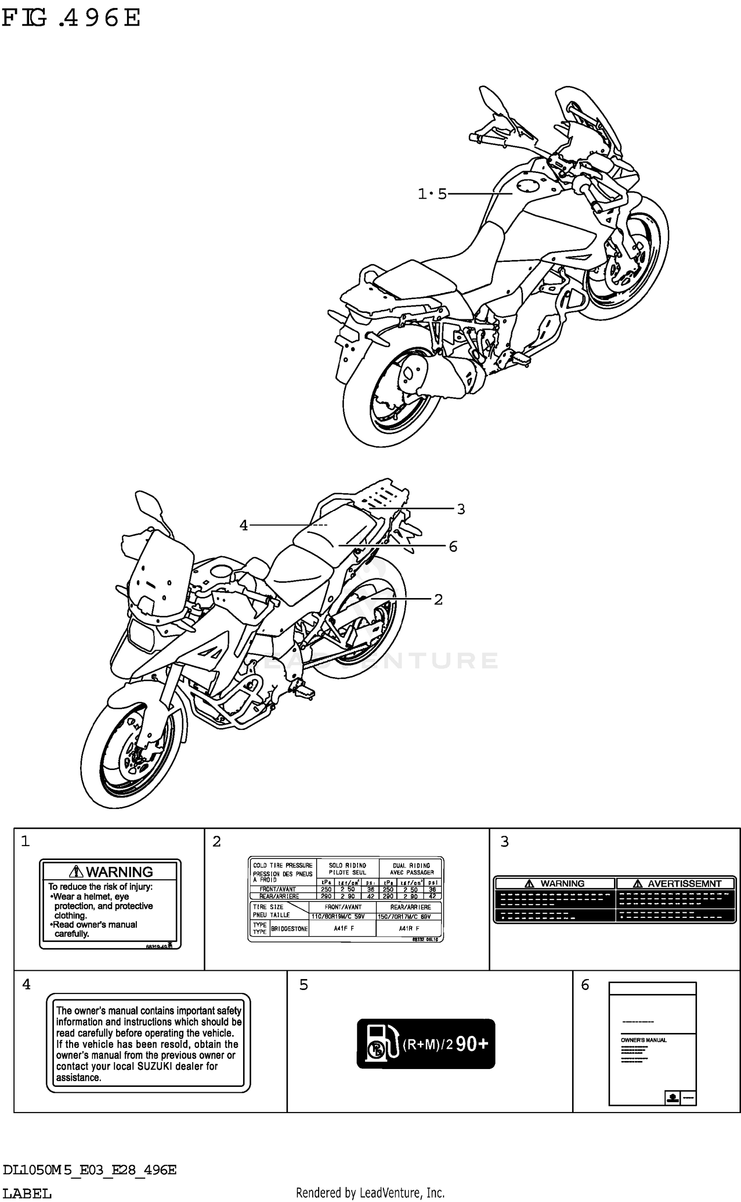 LABEL (DL1050RR:E03)
