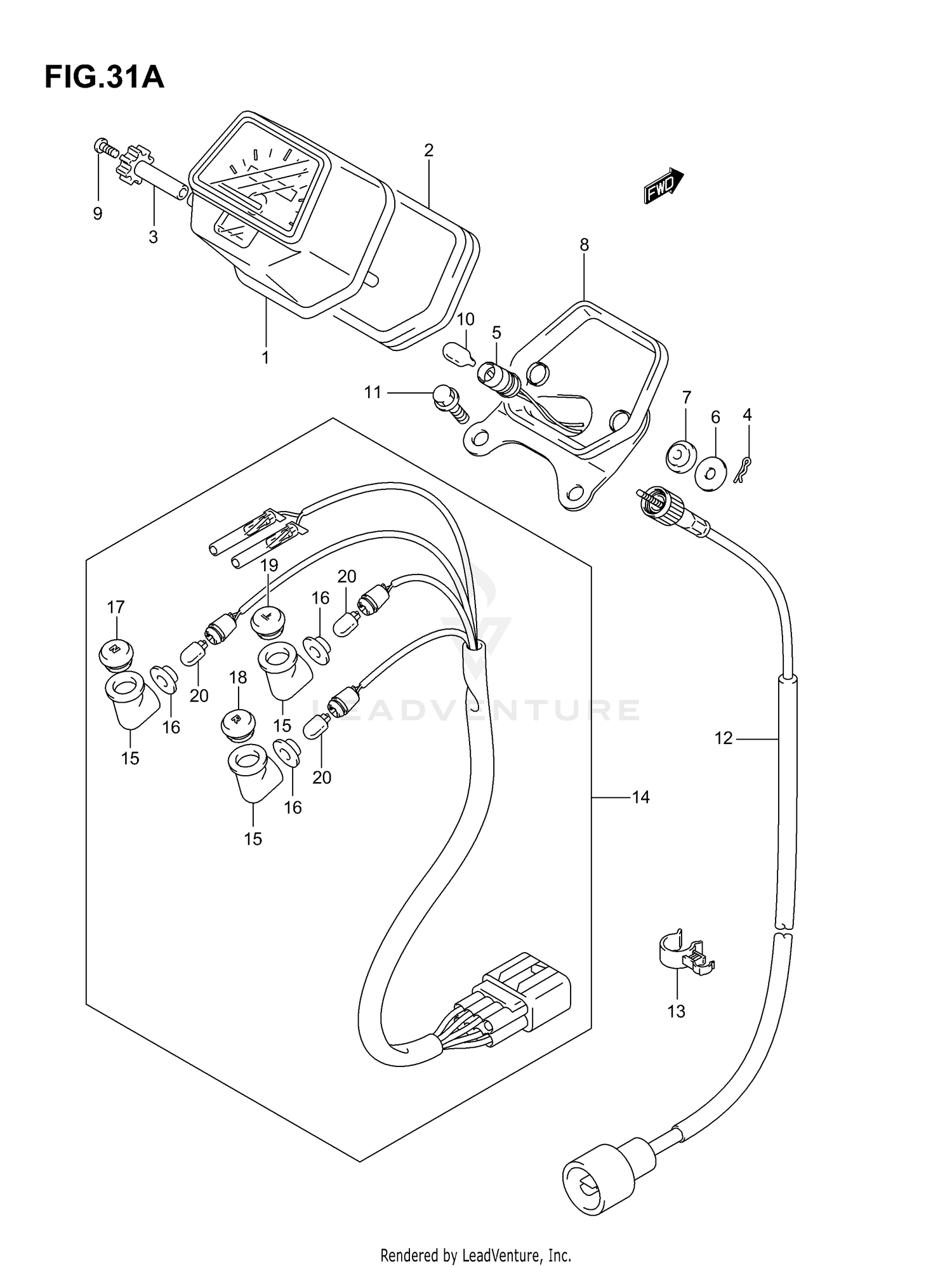 SPEEDOMETER (MODEL K5)