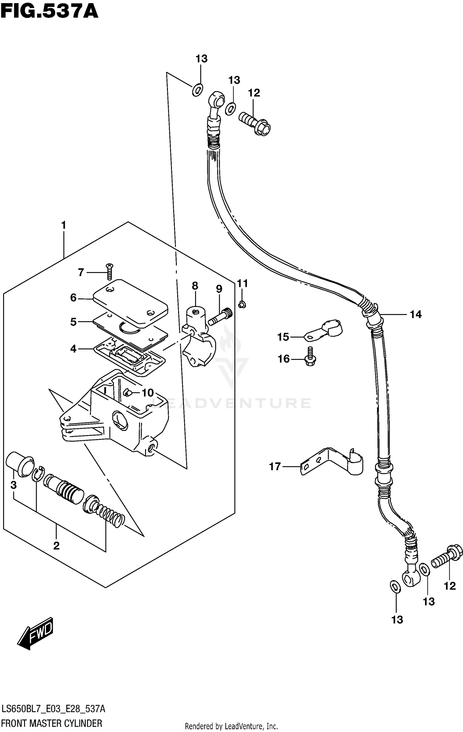 FRONT MASTER CYLINDER