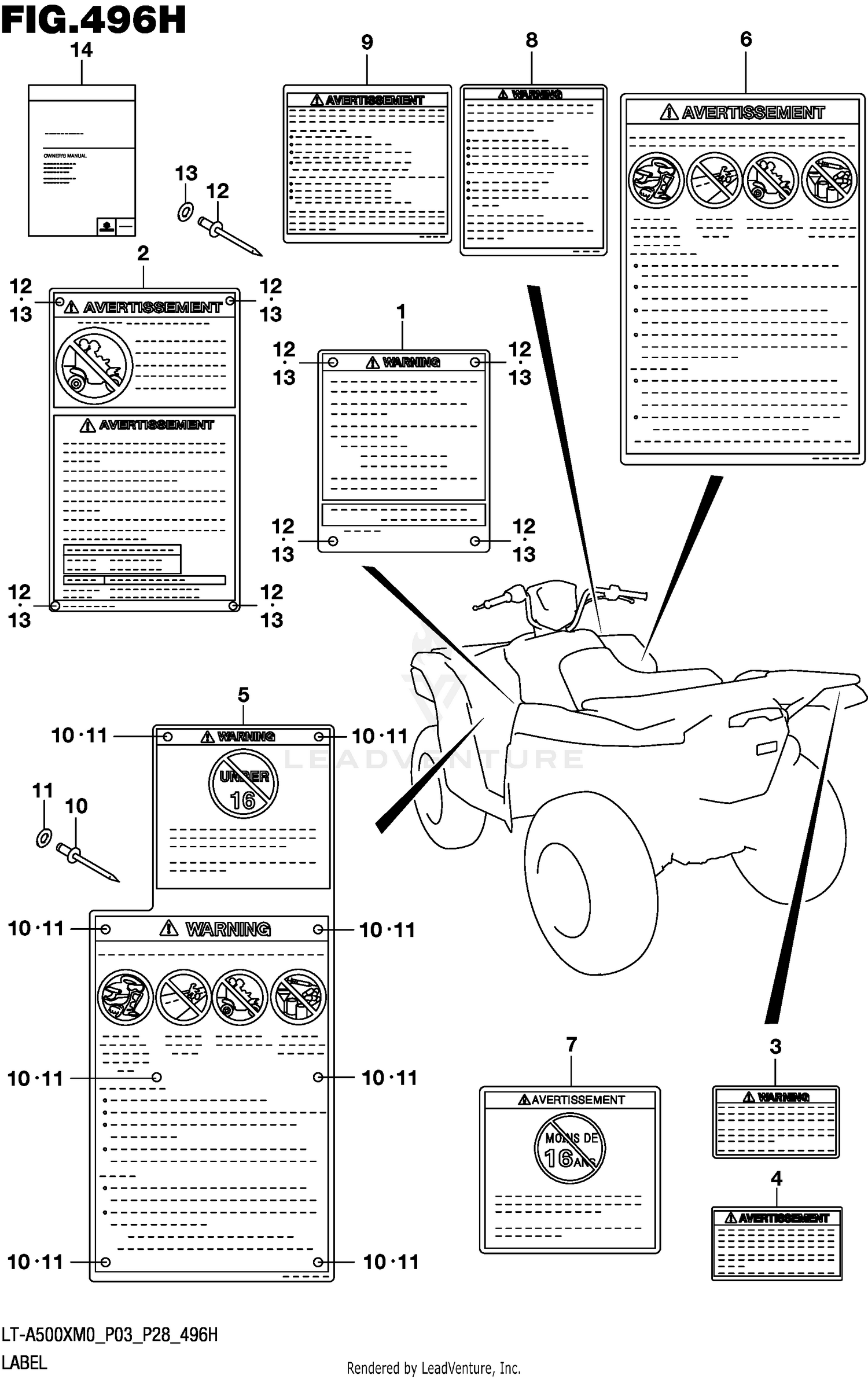 LABEL (LT-A500XPZM0 P28)