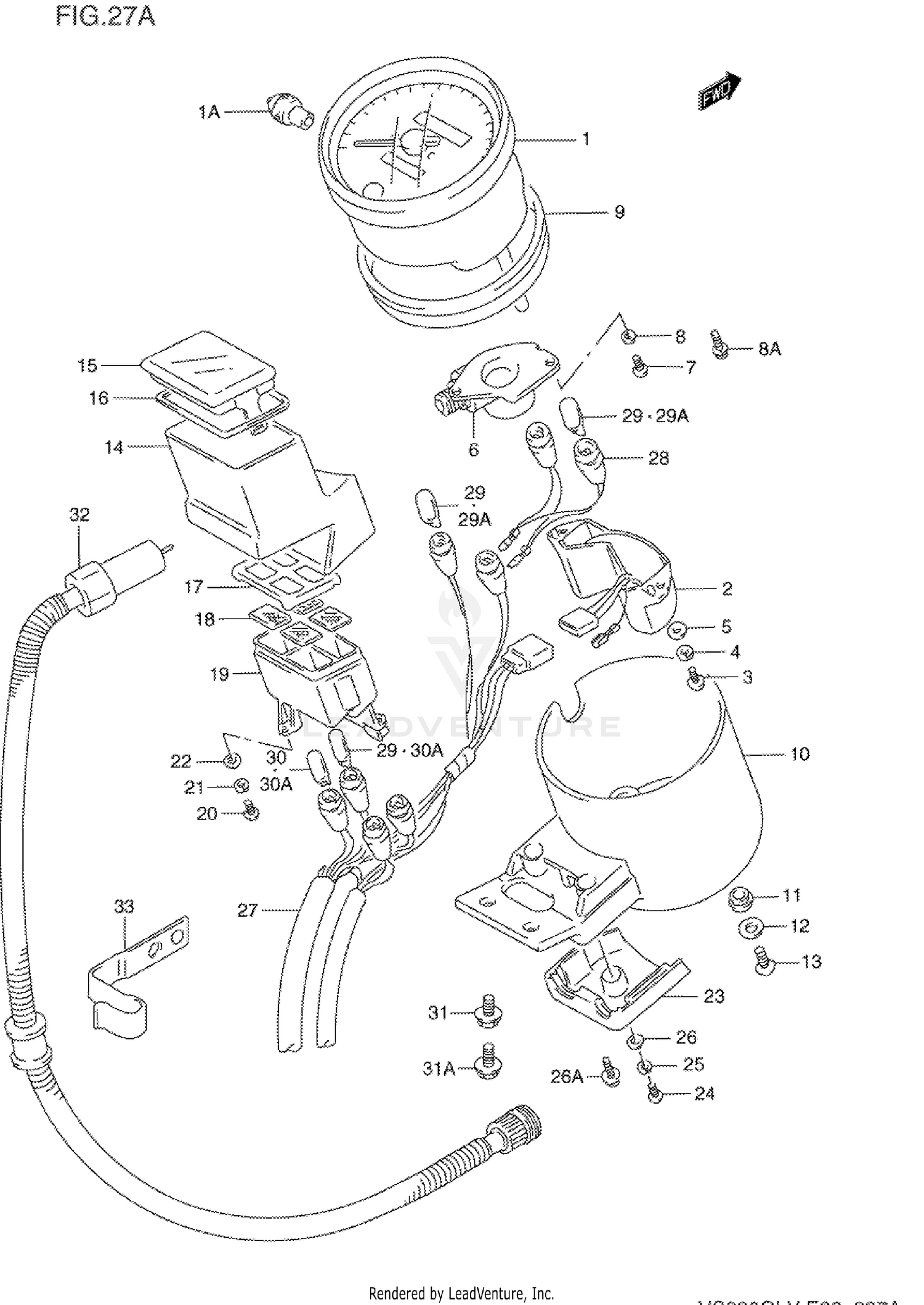 SPEEDOMETER (MODEL T/V)