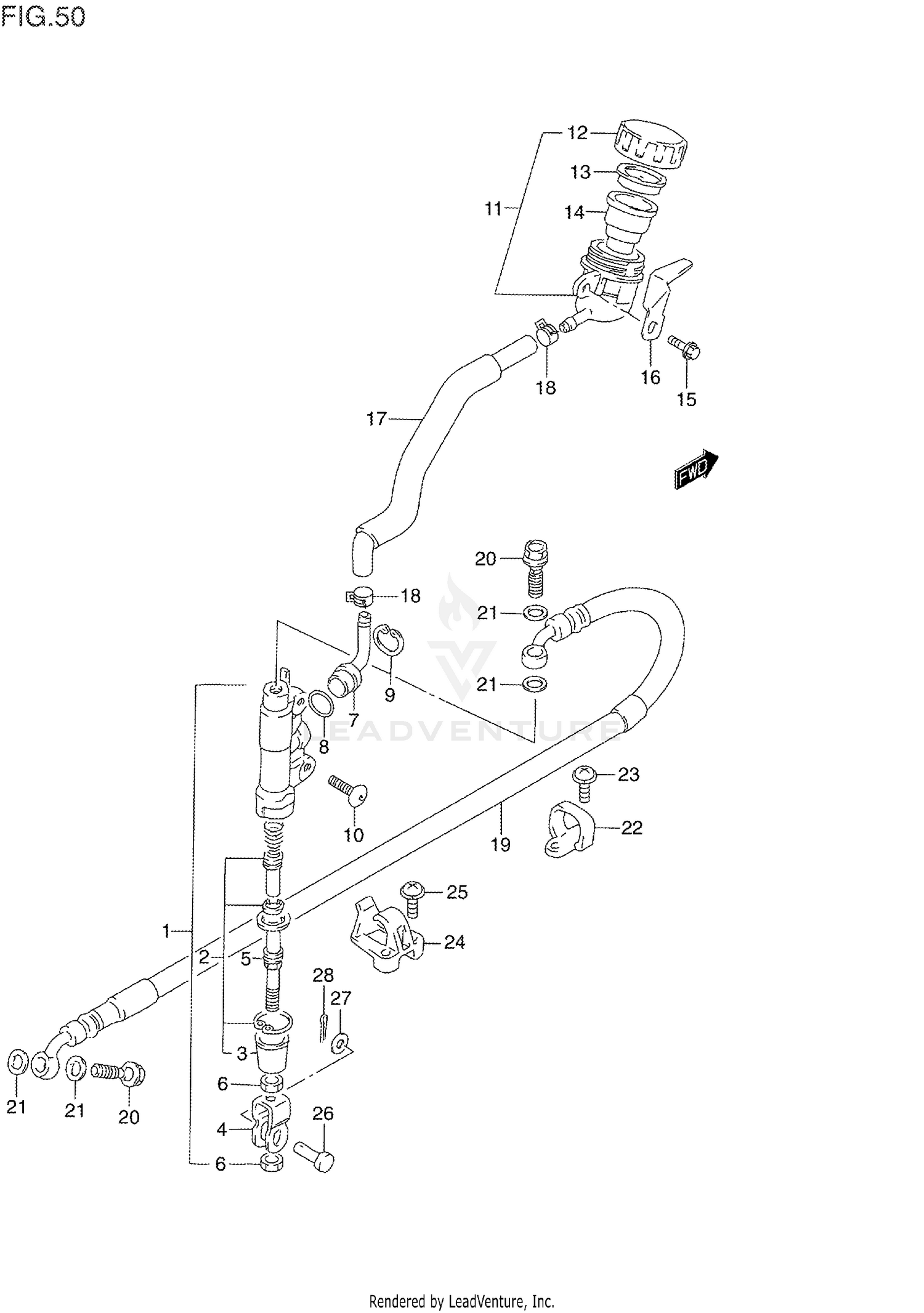 REAR MASTER CYLINDER