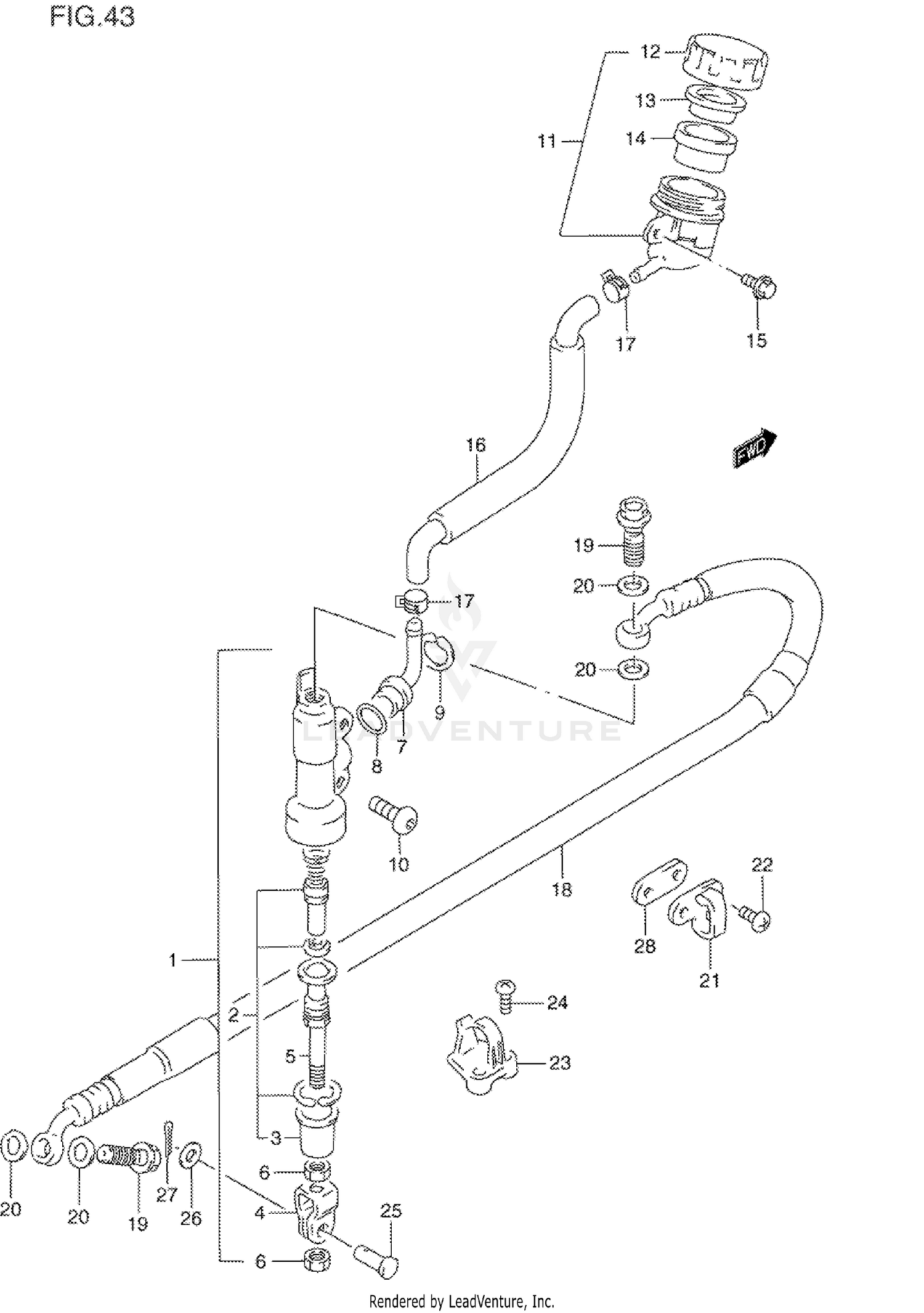 REAR MASTER CYLINDER