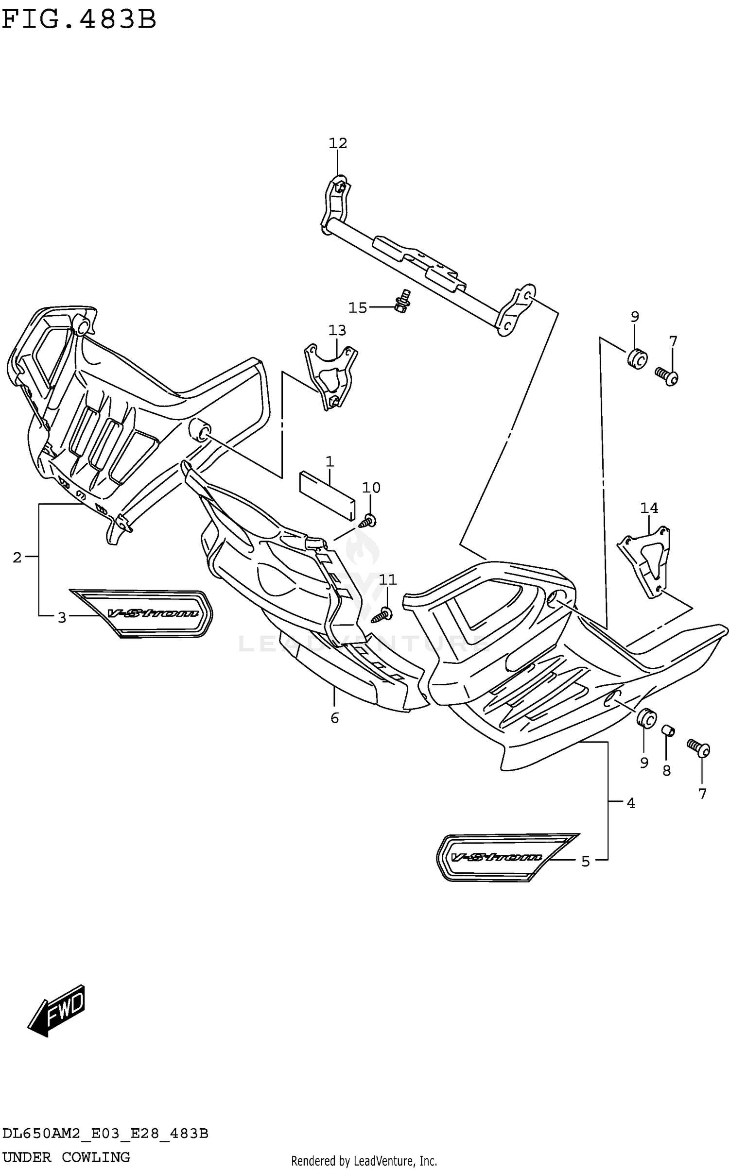 UNDER COWLING (DL650XAM2 E28)