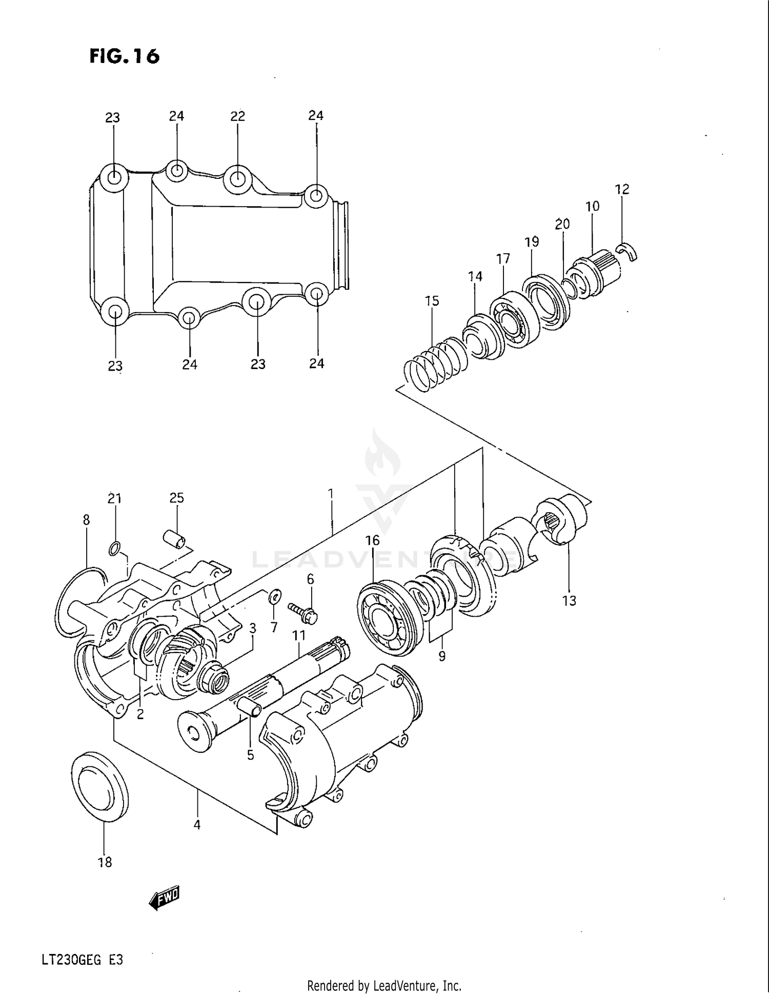 SECONDARY DRIVE GEAR